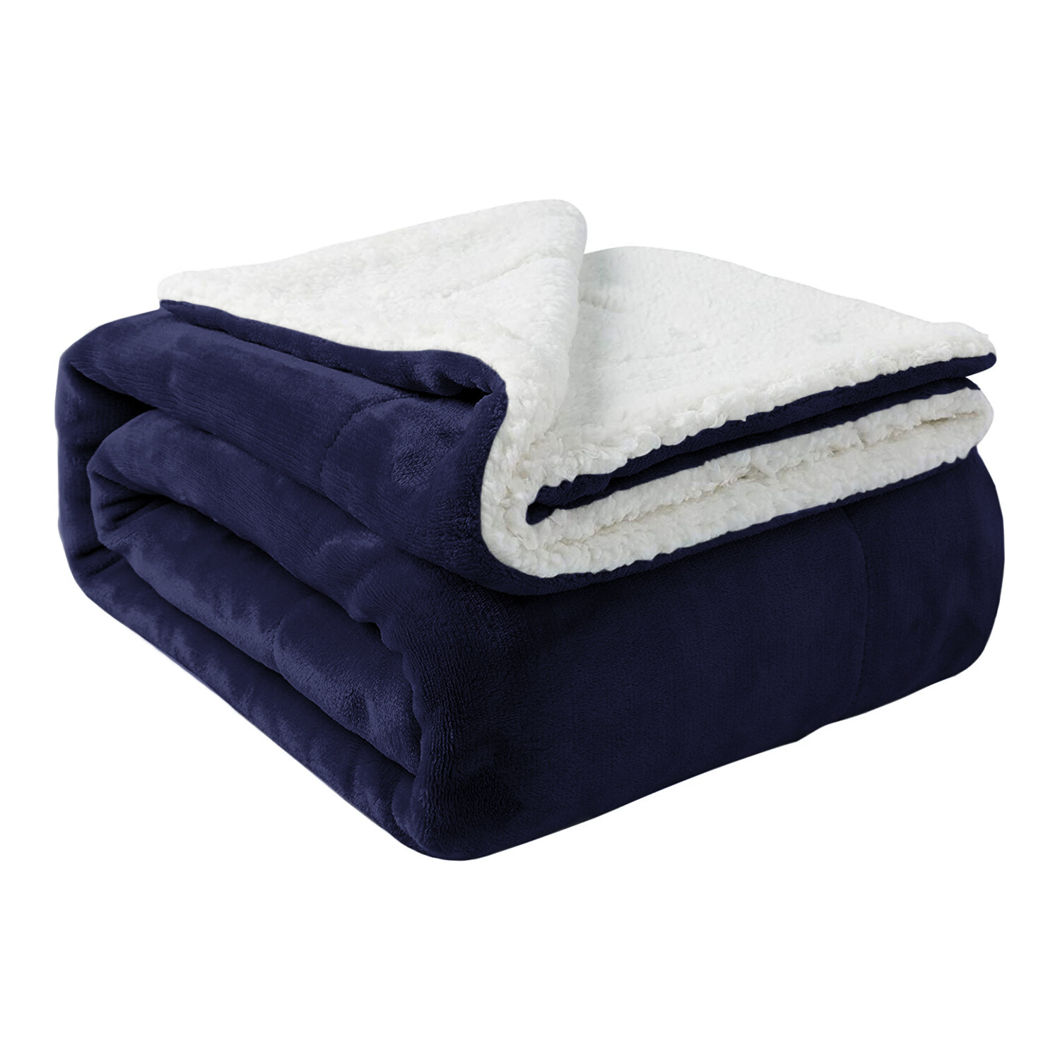 Reversible Sherpa Fleece Throw Twin Queen Size Soft Warm Sofa Bed Couch Blankets