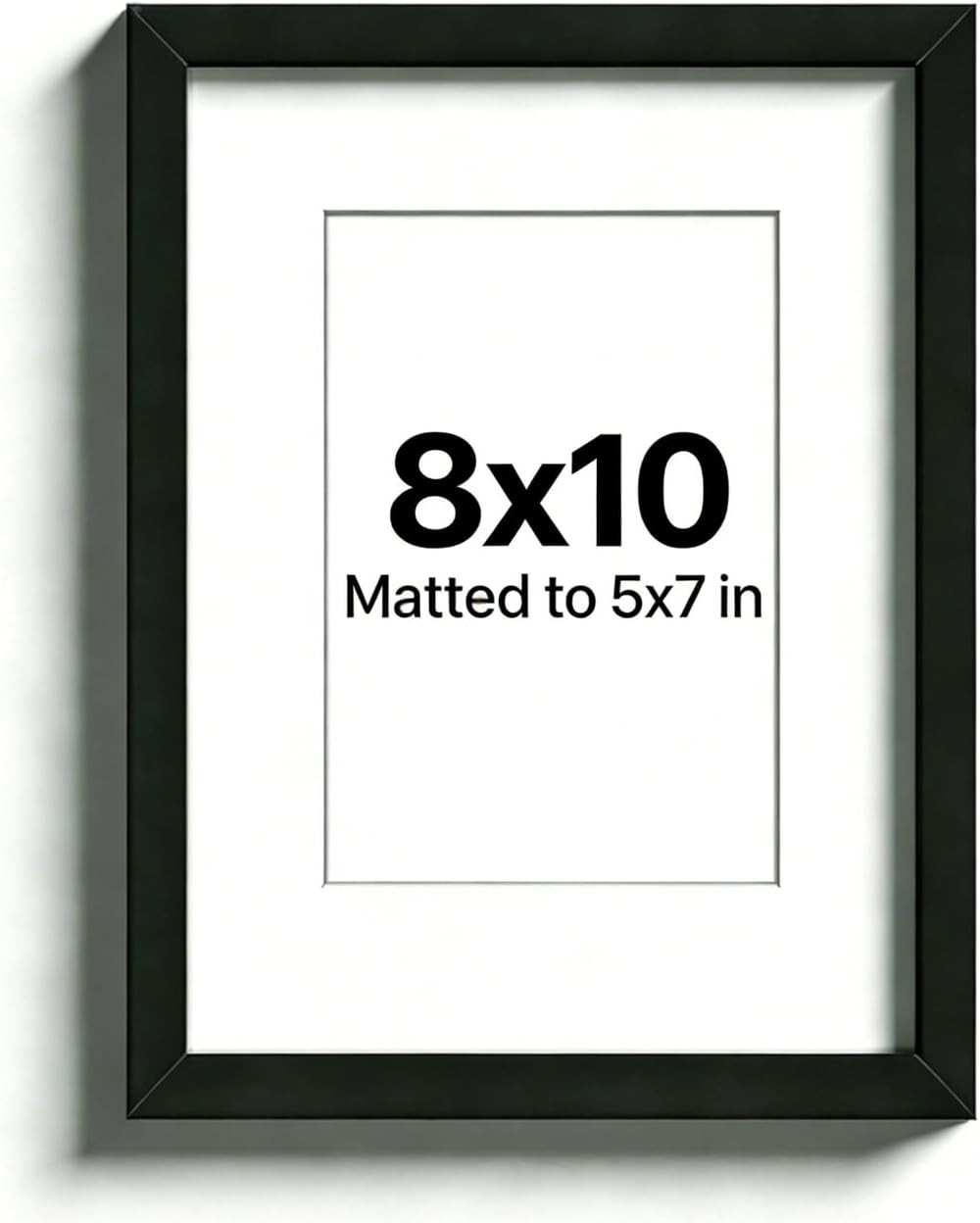 Elegant 8×10 Black Picture Frame – Classic Minimalist Wall Hanging Design
