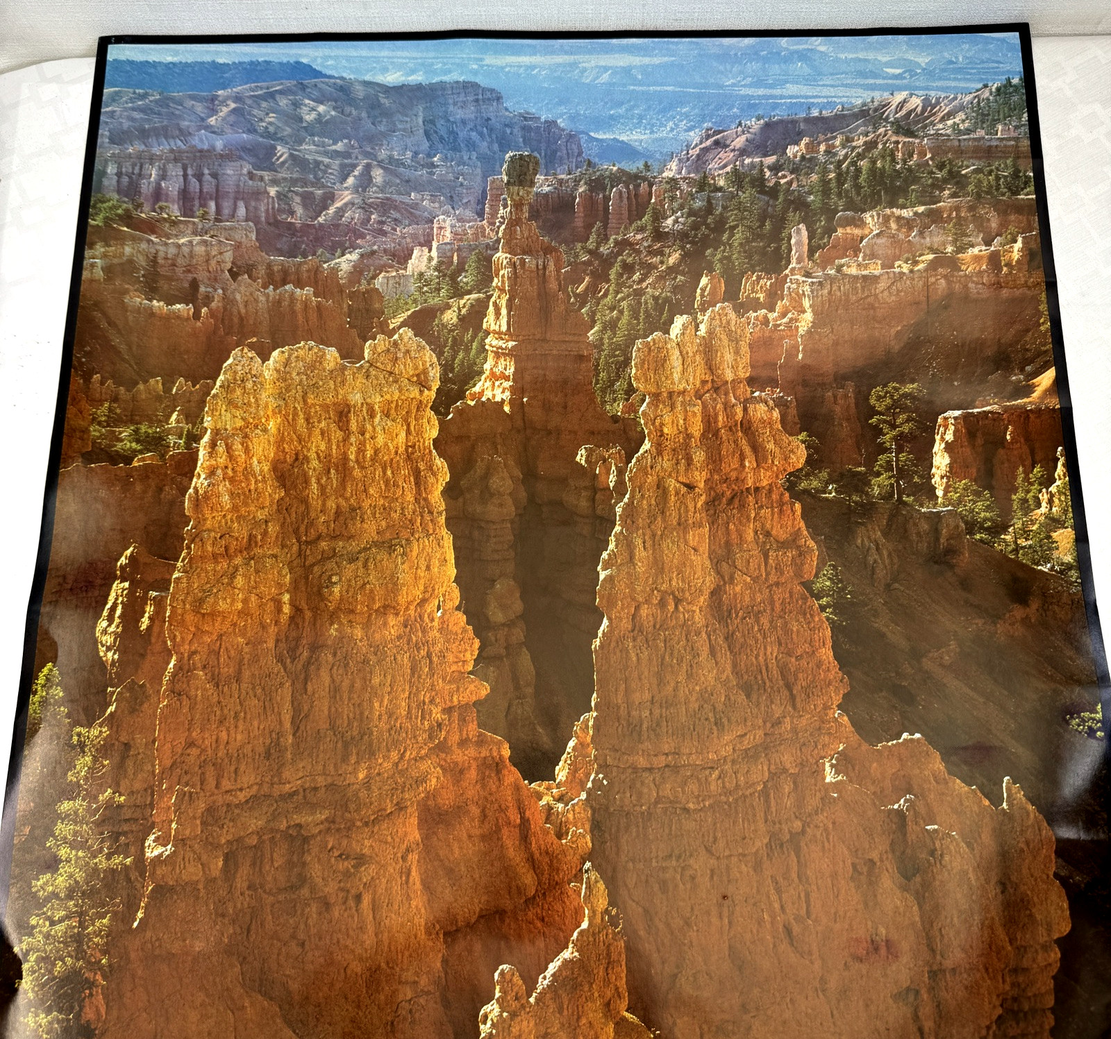 Vintage Bryce Canyon National Park Poster 1972 Utah Landscape Hoodoos 33 x 23