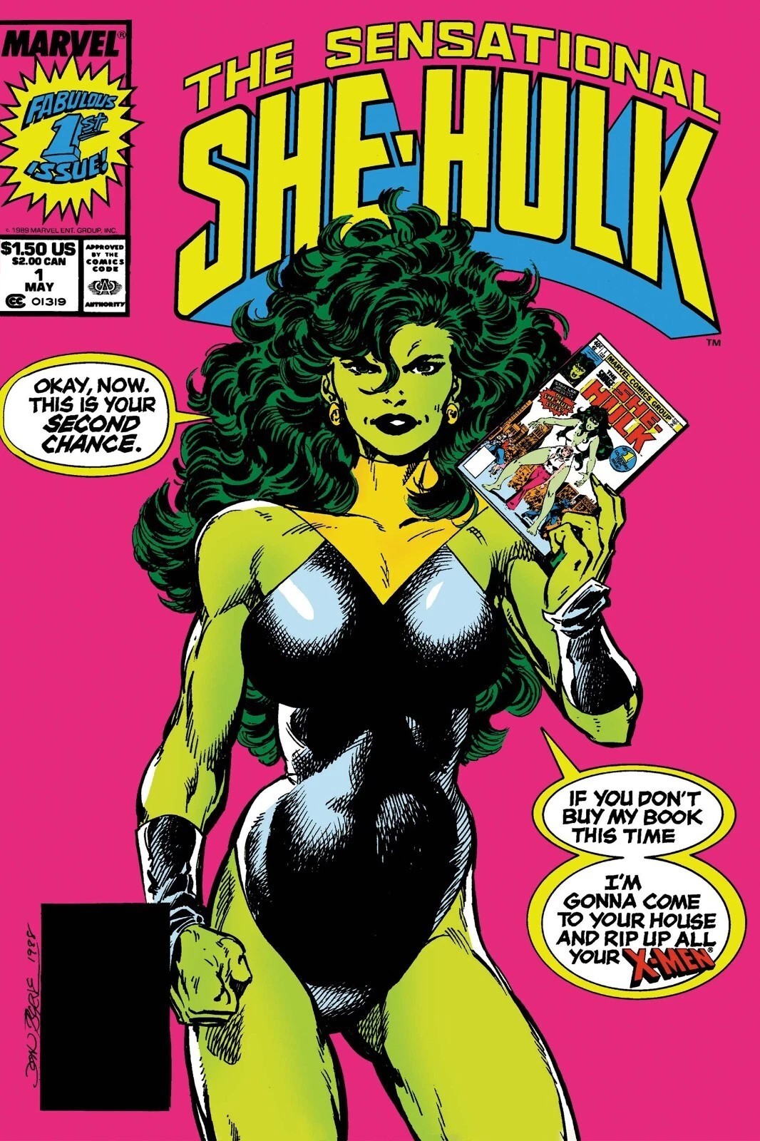 Sensational She Hulk 1 Comic Book Cover Poster print 11″x17″ home decor