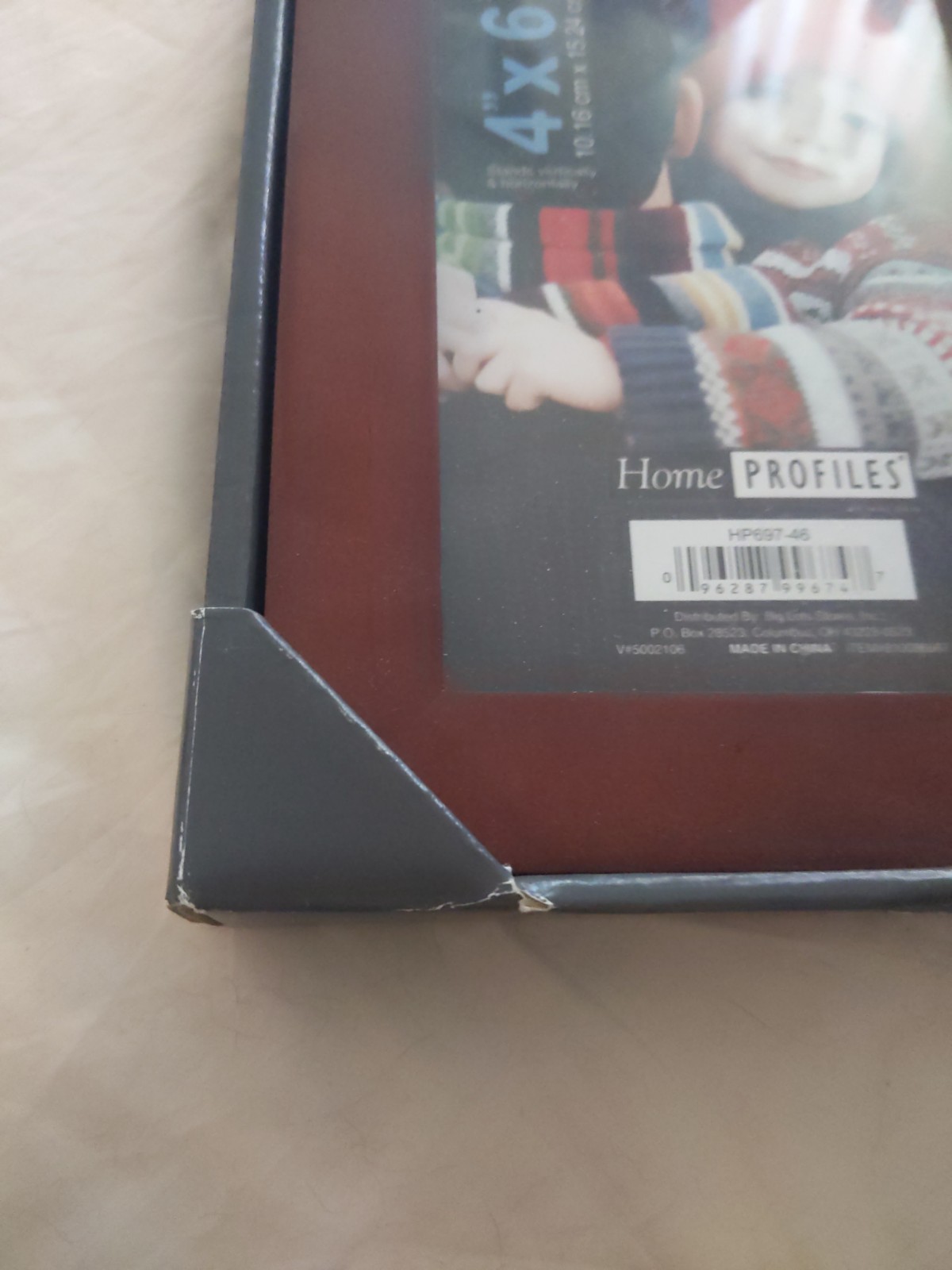 4×6 Picture Frame Set Of 2 Walnut Wood Photo New NOS Home Profiles See Pictures