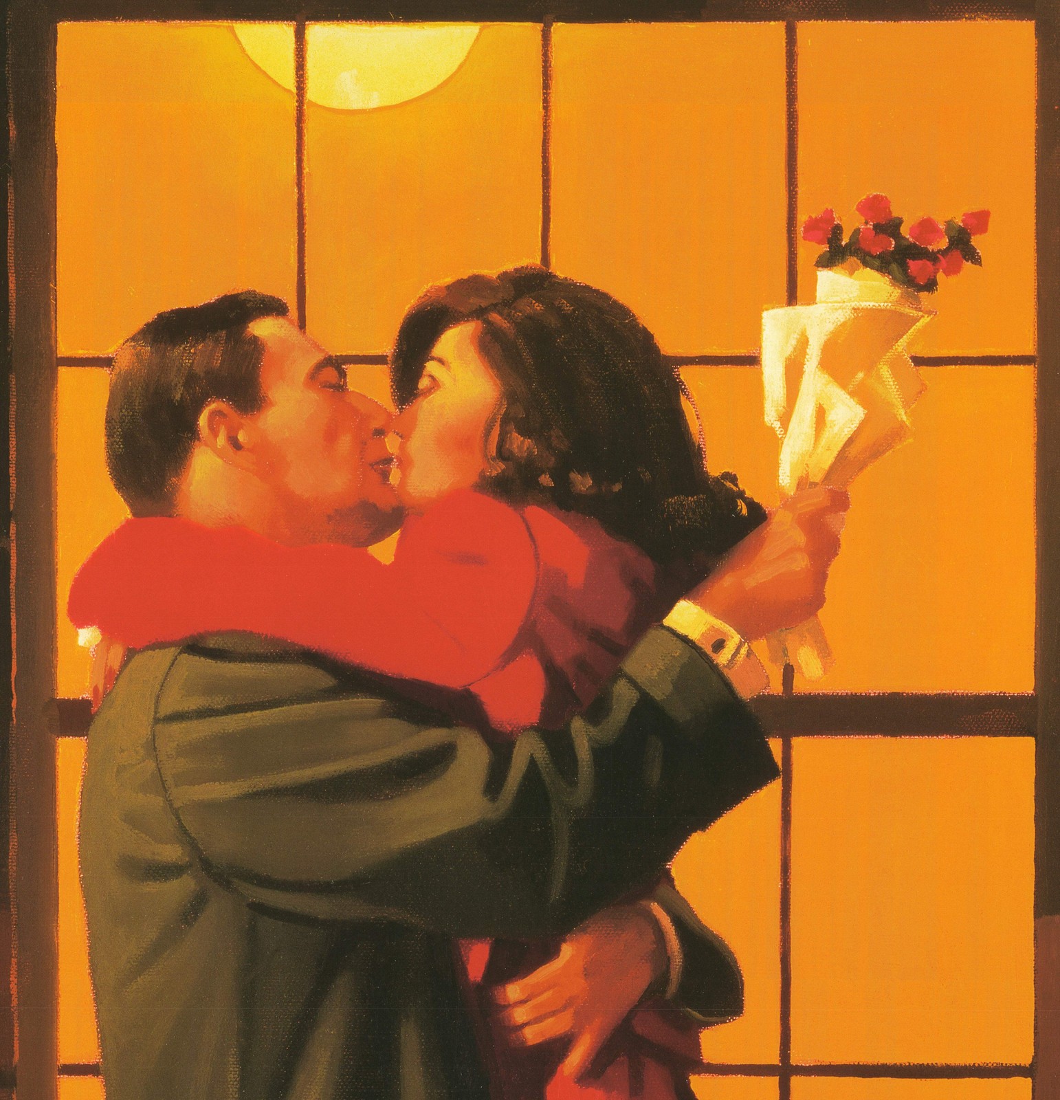JACK VETTRIANO Back Where You Belong 40″ x 28″ Offset Lithograph 2001 Contempora