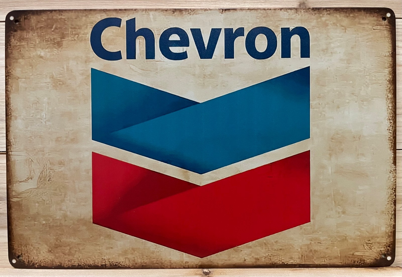 Chevron Metal Wall Sign 12″ x 8″