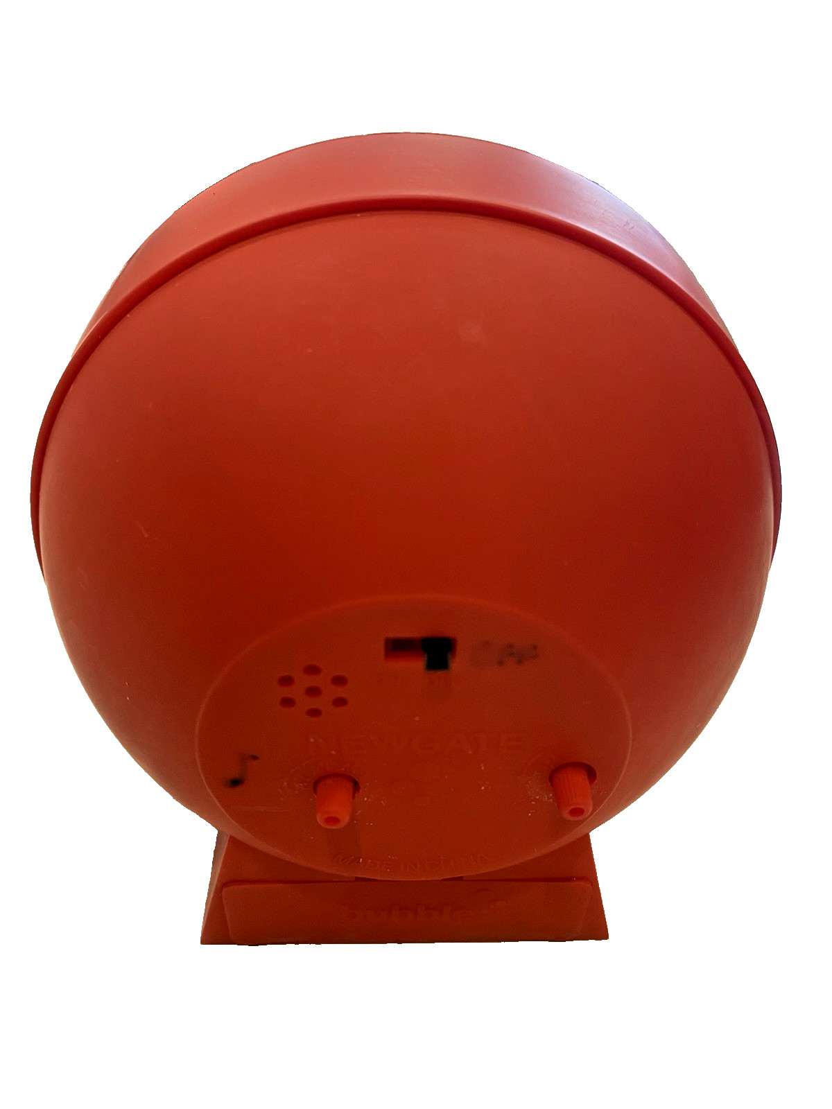 Newgate Red 4.5″ Round Analog Bubble Lens Clock W Alarm New Battery Tested Works