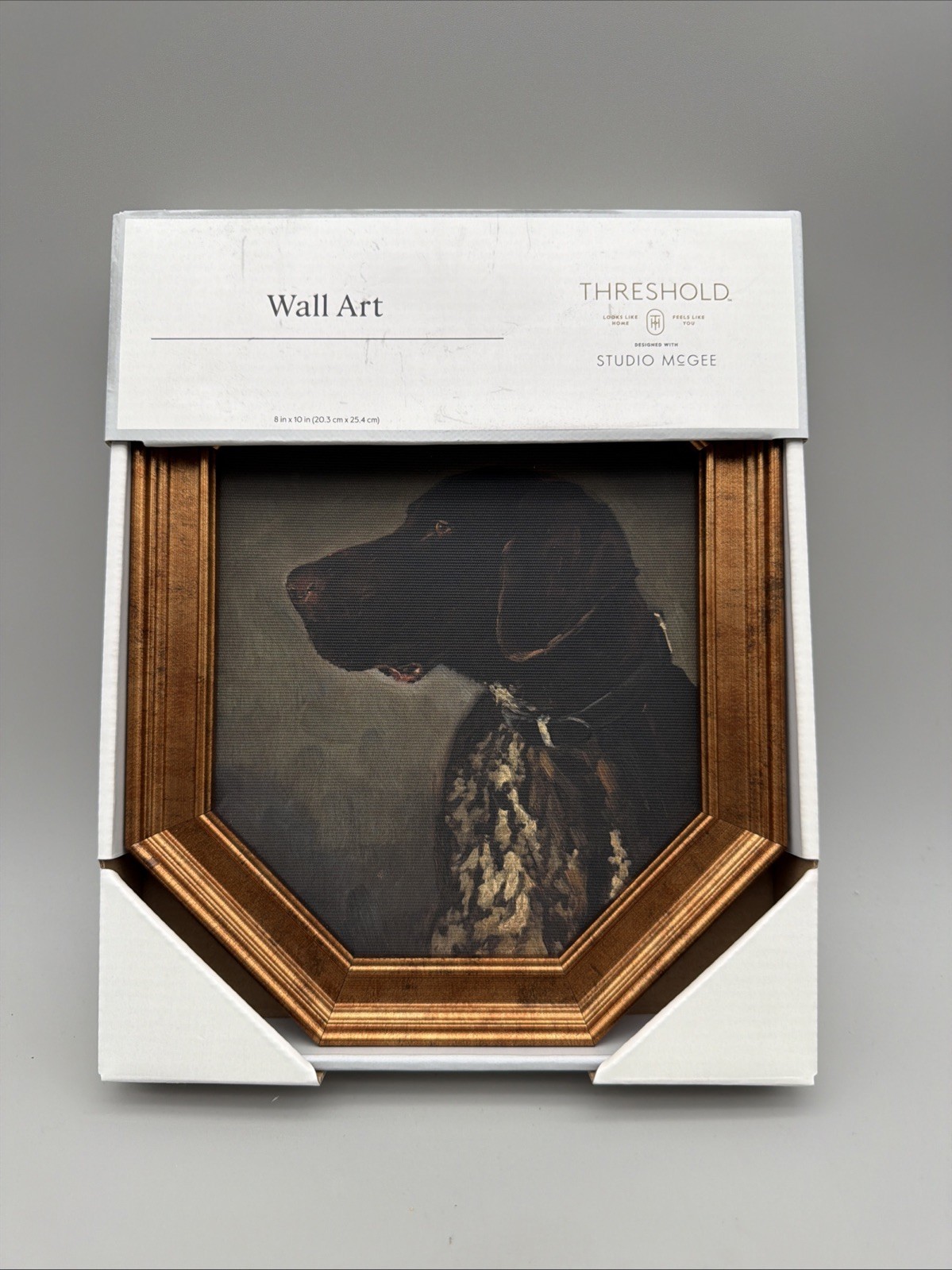 Threshold Studio McGee Pointer Dog Portrait Wall Art 8×10 Target NEW IN BOX
