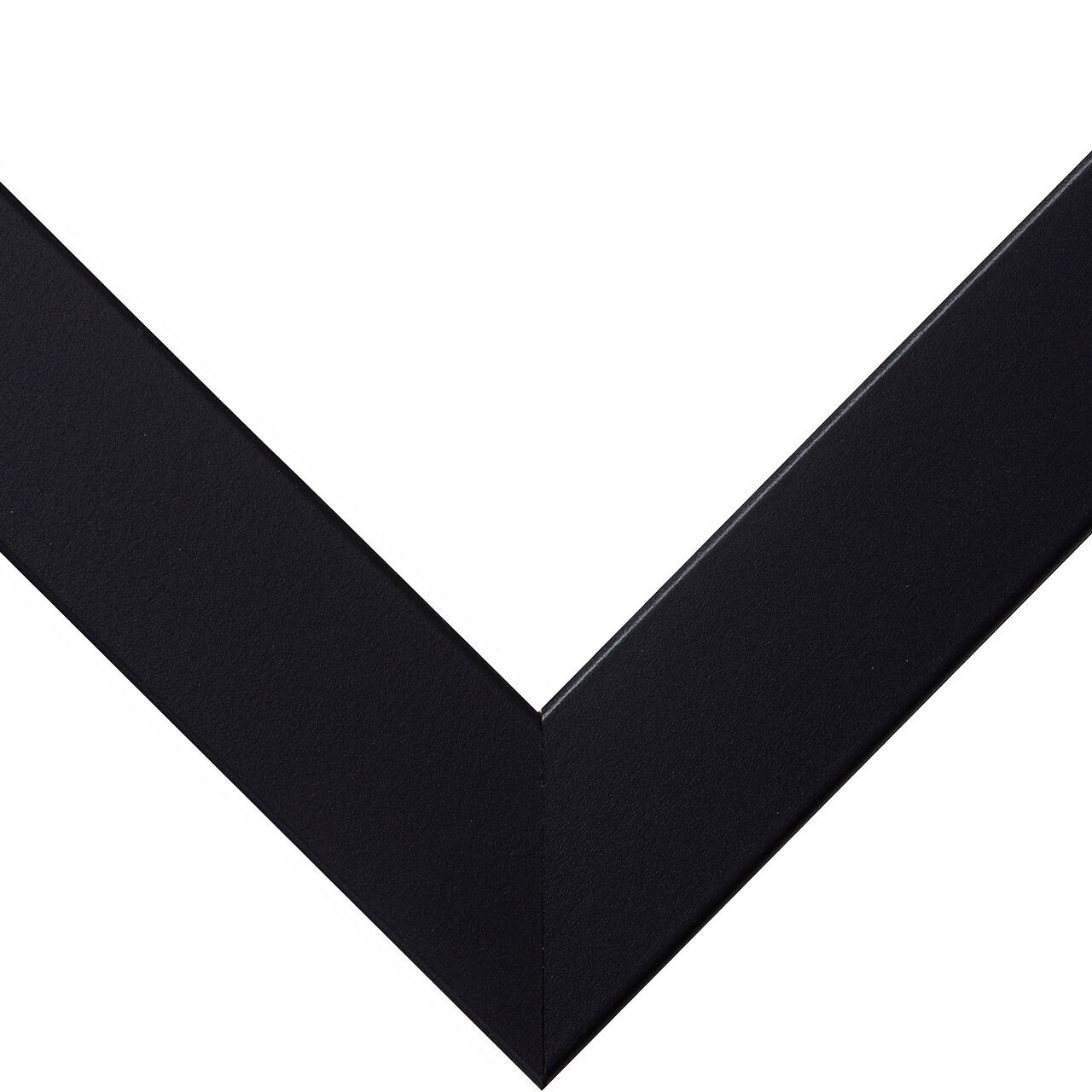 Craig Frames Essentials, 1″ Wide Modern Simple Black Picture Frame With a Mat