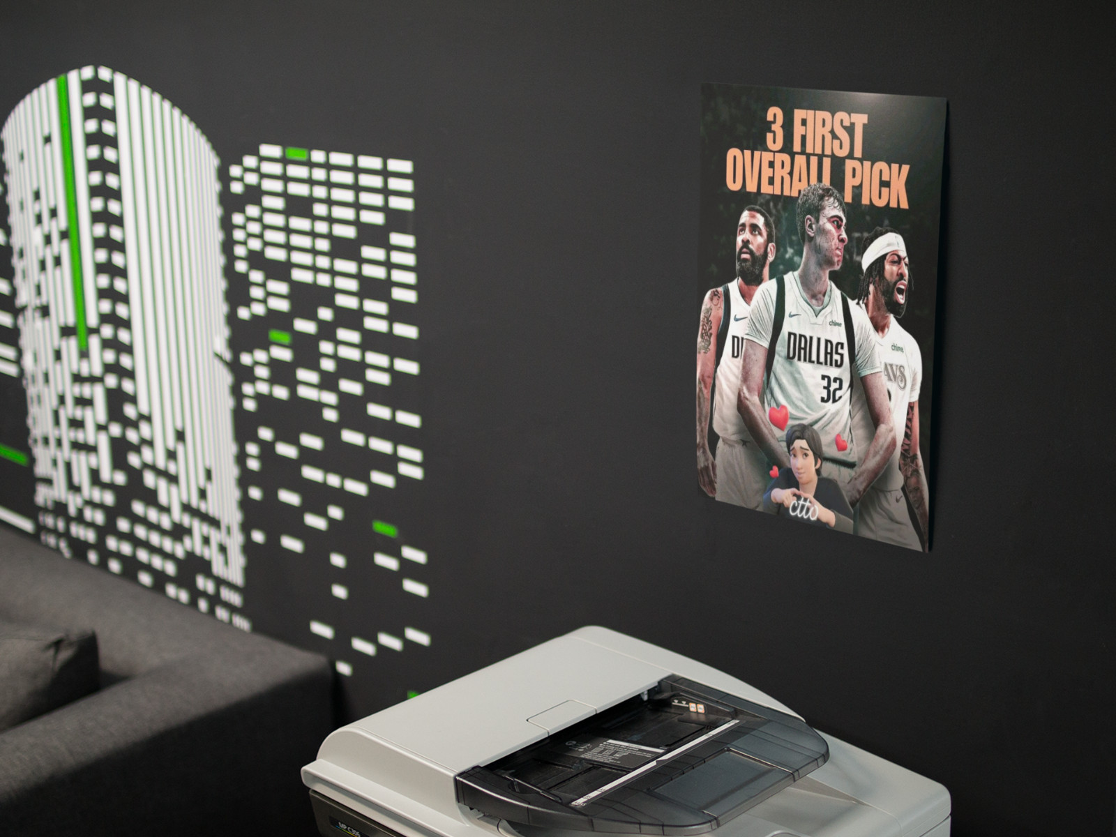2025 Basketball Draft Top Picks Wall Vinyl Decal Poster Print Removable Adhesive