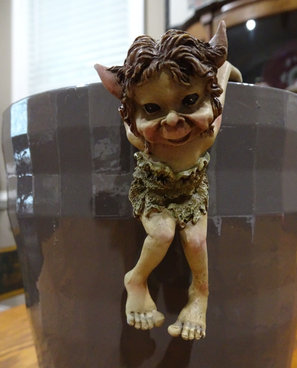 Fairy Planter Decorations – Hanging Fairy Vintage TOO CUTE 3.25 in Long