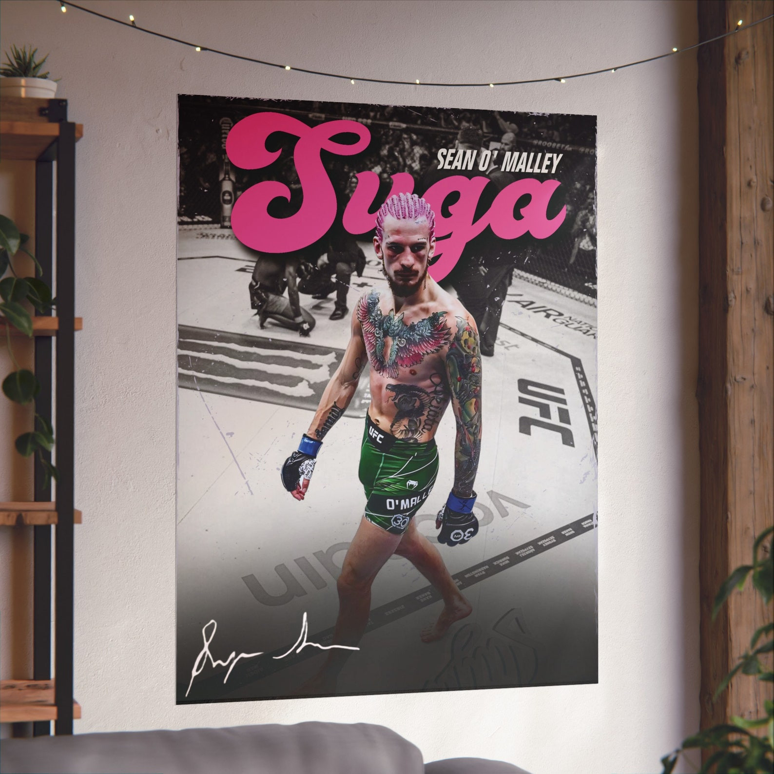 Suga Sean O’Malley Poster, UFC Poster, MMA Poster, Fighter Motivation