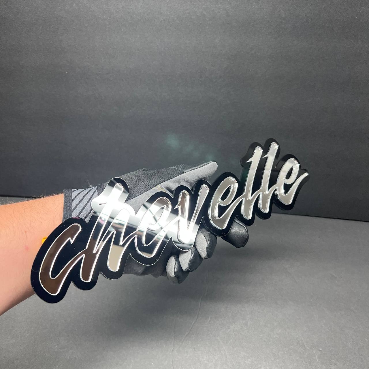 Custom Laser-Multicolor Personalized Name! Badge for Cars Cut 3D Acrylic Emblem