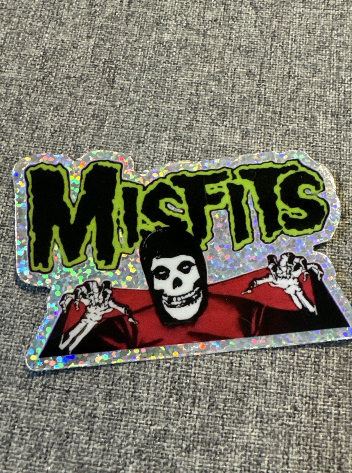 Rare 3″ MISFITS Sparkle Sticker Decal Rock Roll