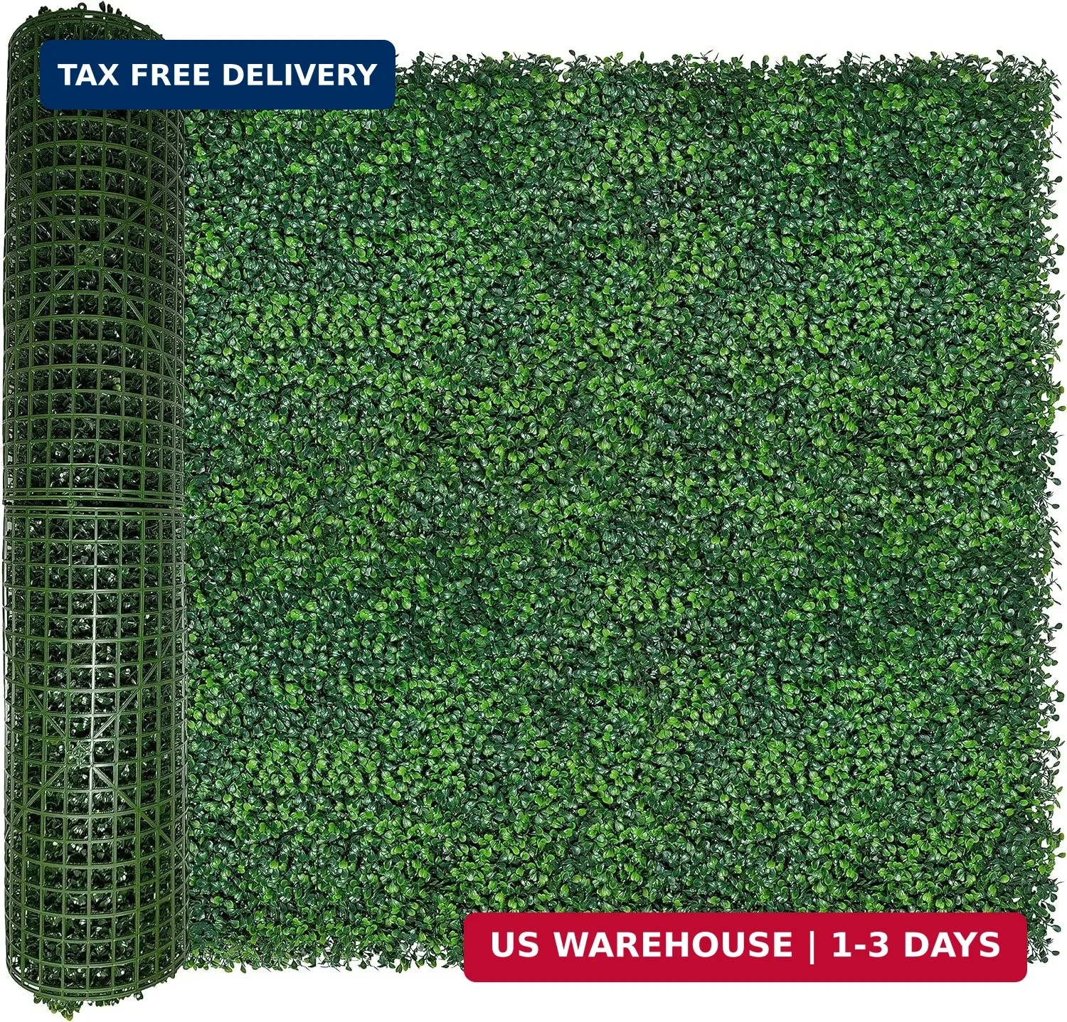 ODTORY Artificial Boxwood Roll: 40×120 in (33.5 sqft) UV-Anti Faux Ivy Boxwood H