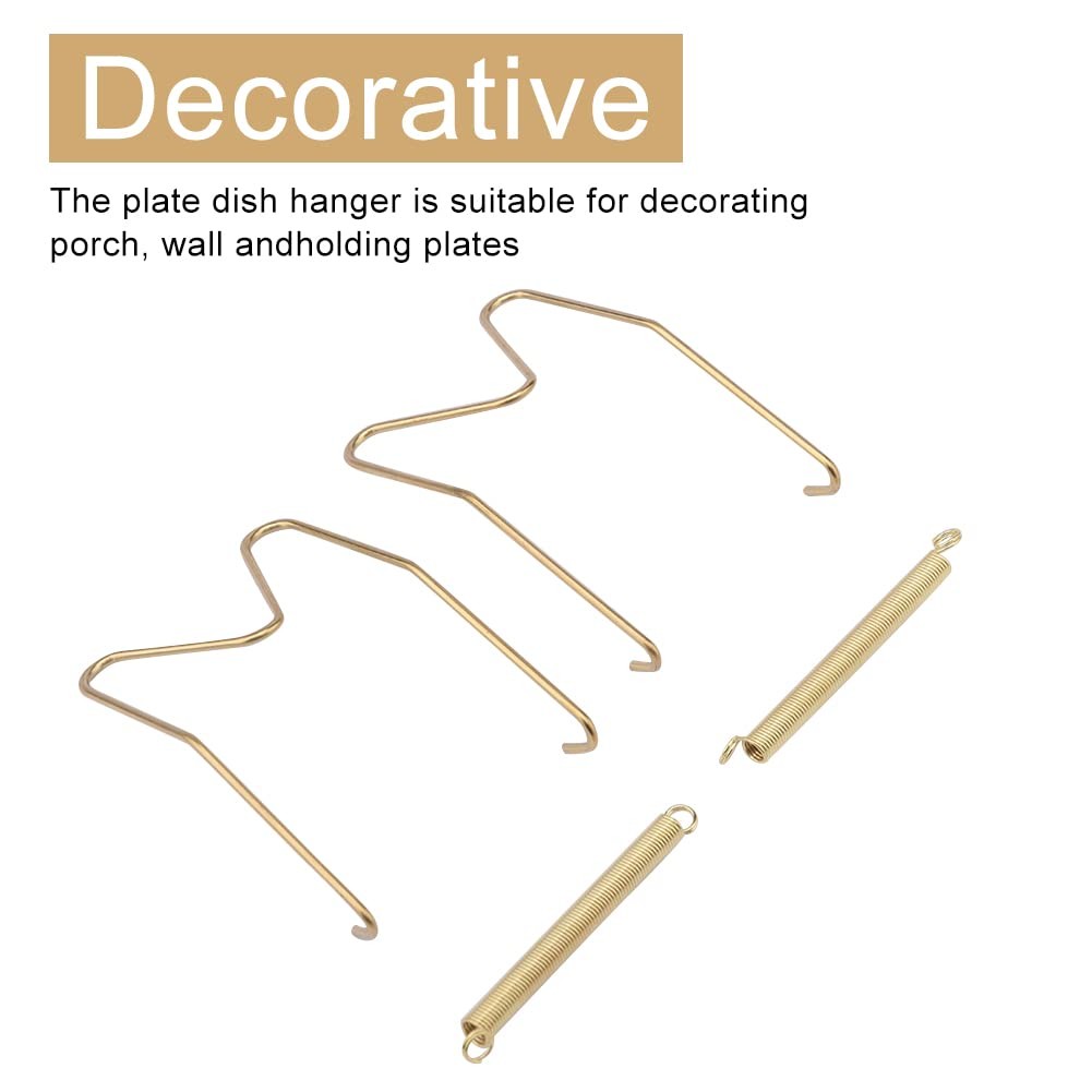 8 10 12 14 16Inch Plate Hangers for Walls Plate Dish Hangers Stainless Steel Dec