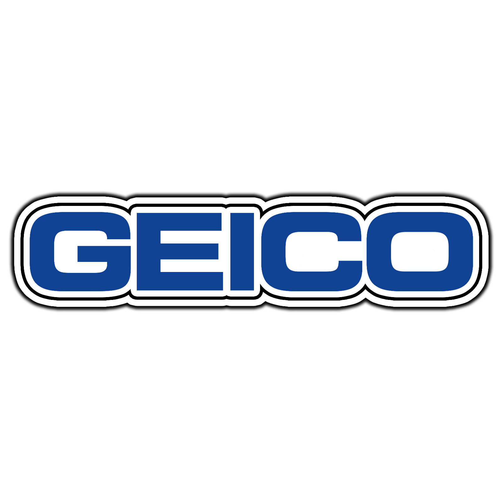 Geico Script Logo #1 Sticker Waterproof Vinyl Decal Die-Cut Laptop Car