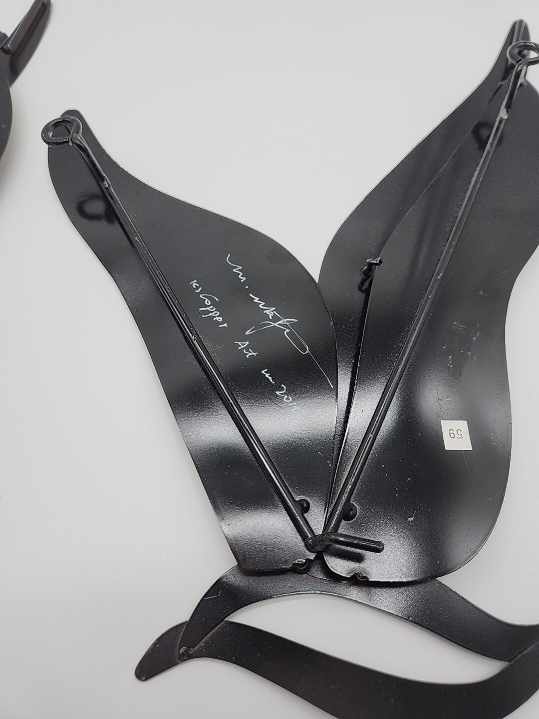 Metal Wall Art Seagulls Abstract Modern Contemporary By Mark Malizia Signed 2010