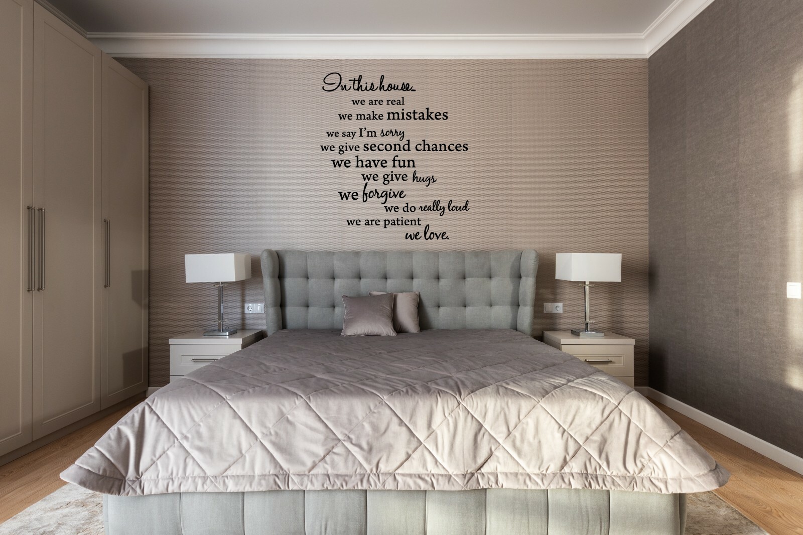 in This House Wall Art Vinyl Decal Vinyl Wall Art Inspirational Quotes Saying