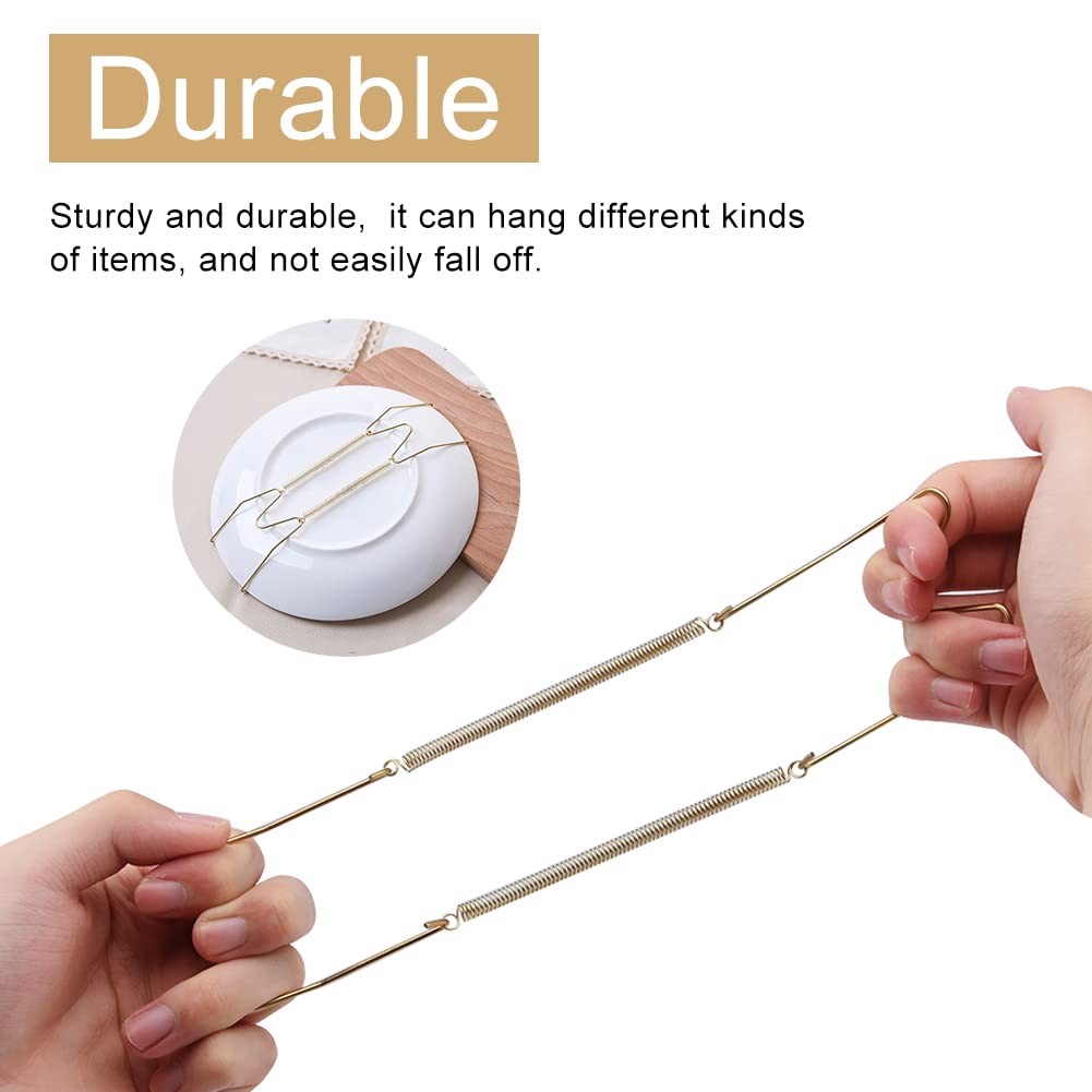 8 10 12 14 16Inch Plate Hangers for Walls Plate Dish Hangers Stainless Steel Dec
