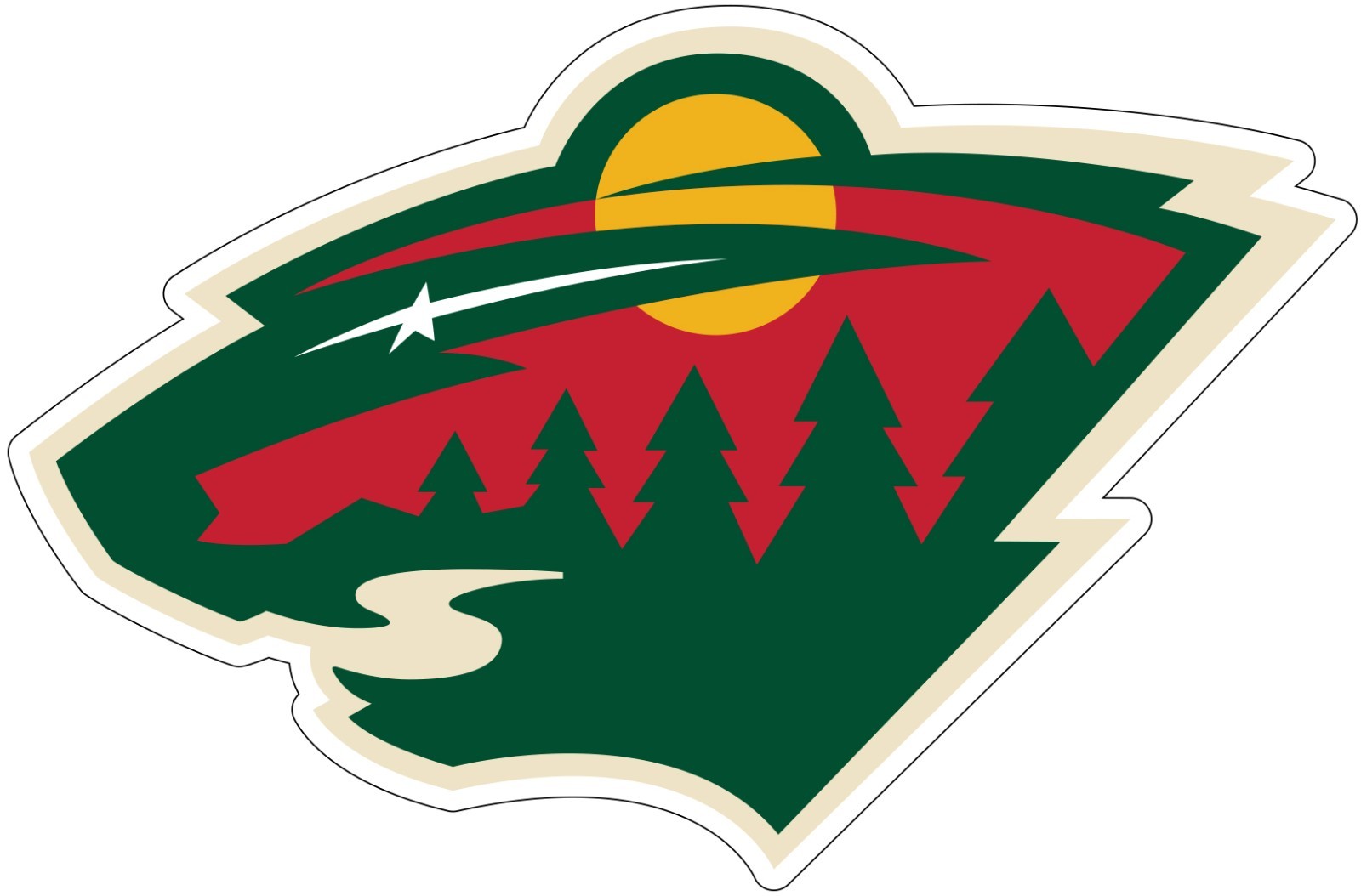 Minnesota Wild Indoor Wall Vinyl Decal Sticker 5″ – 52″