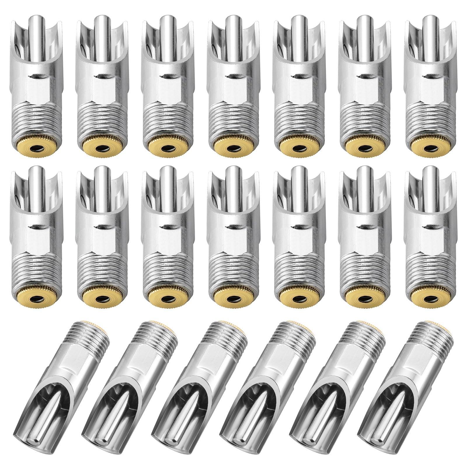 20Pack Pig Waterer Nipples, NPT 1/2″ Stainless Steel Automatic Silver