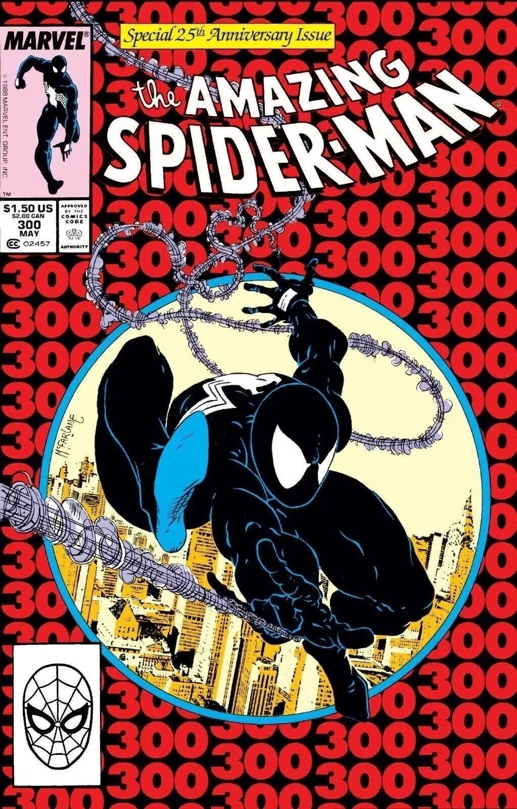 AMAZING SPIDER-MAN #300 COMIC BOOK COVER Poster print 11″x17″