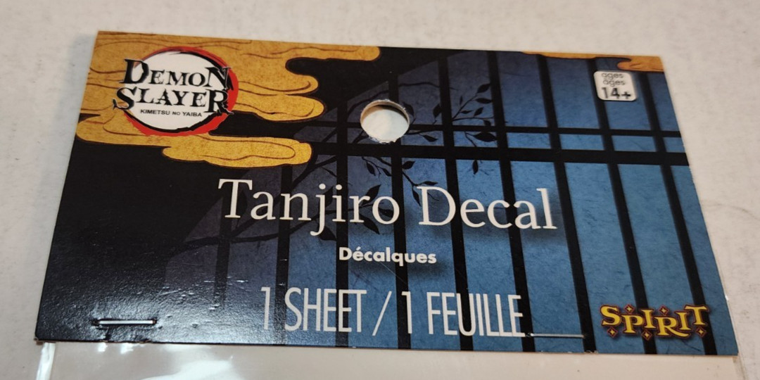 Demon Slayer Tanjiro Kamado Decal Sticker 2.5″ Tall Spirit Halloween Brand New