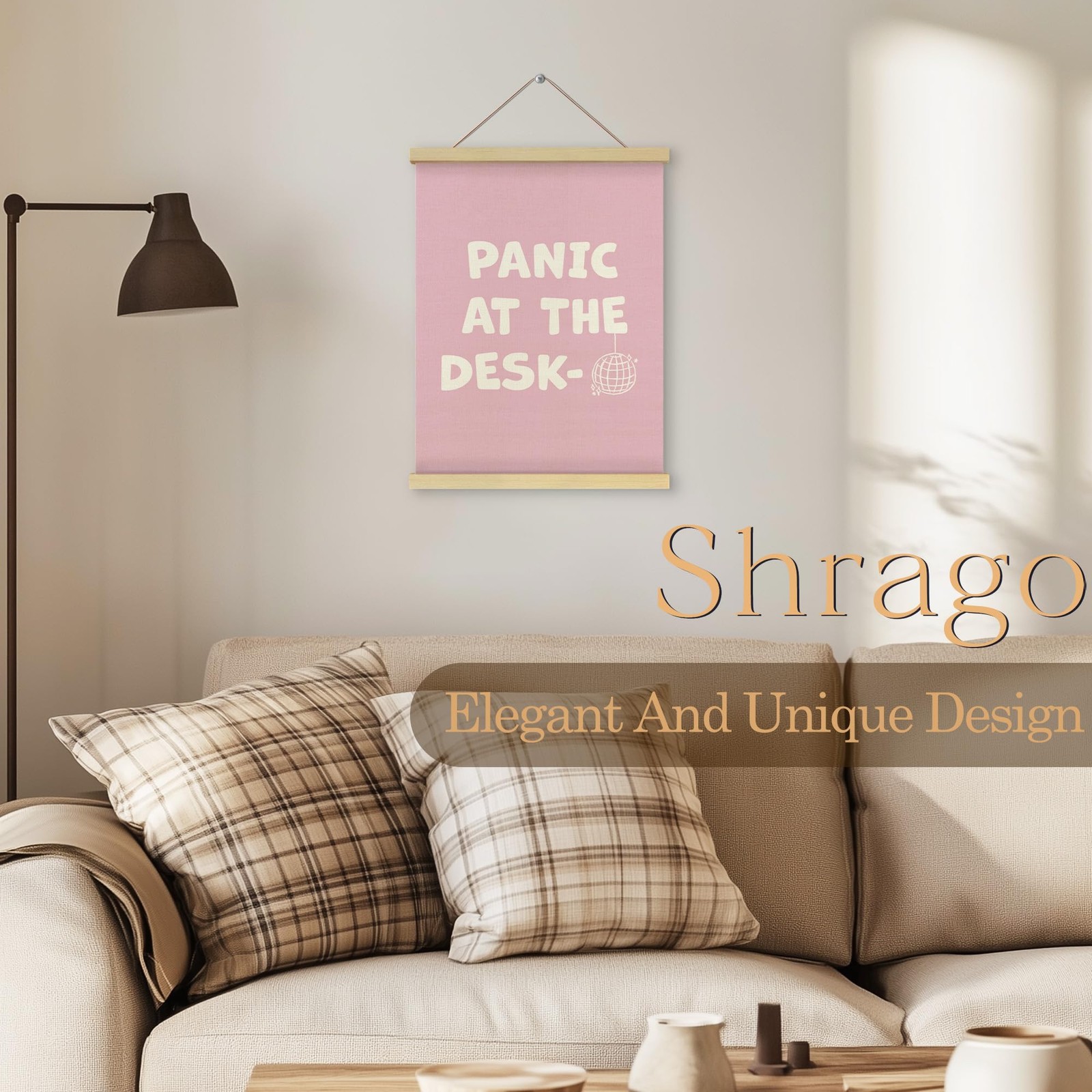 Cute Cubicle Wall Decor, Light Pink Office Cubicle Decor,Work Humor Mental He…