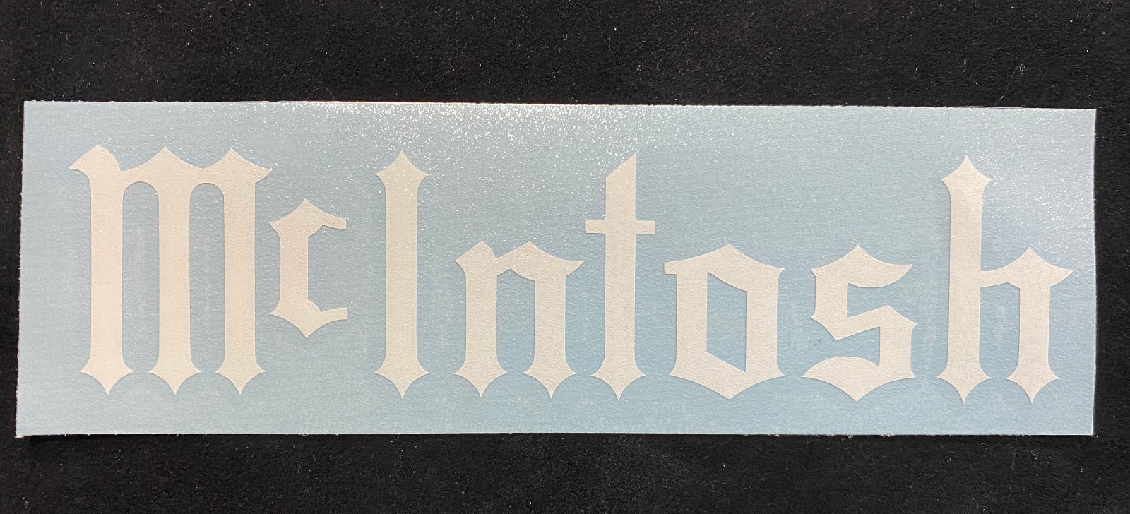 McIntosh 5.5 Inch Vinyl Transfer Sticker for Car Window, etc. – Pick color