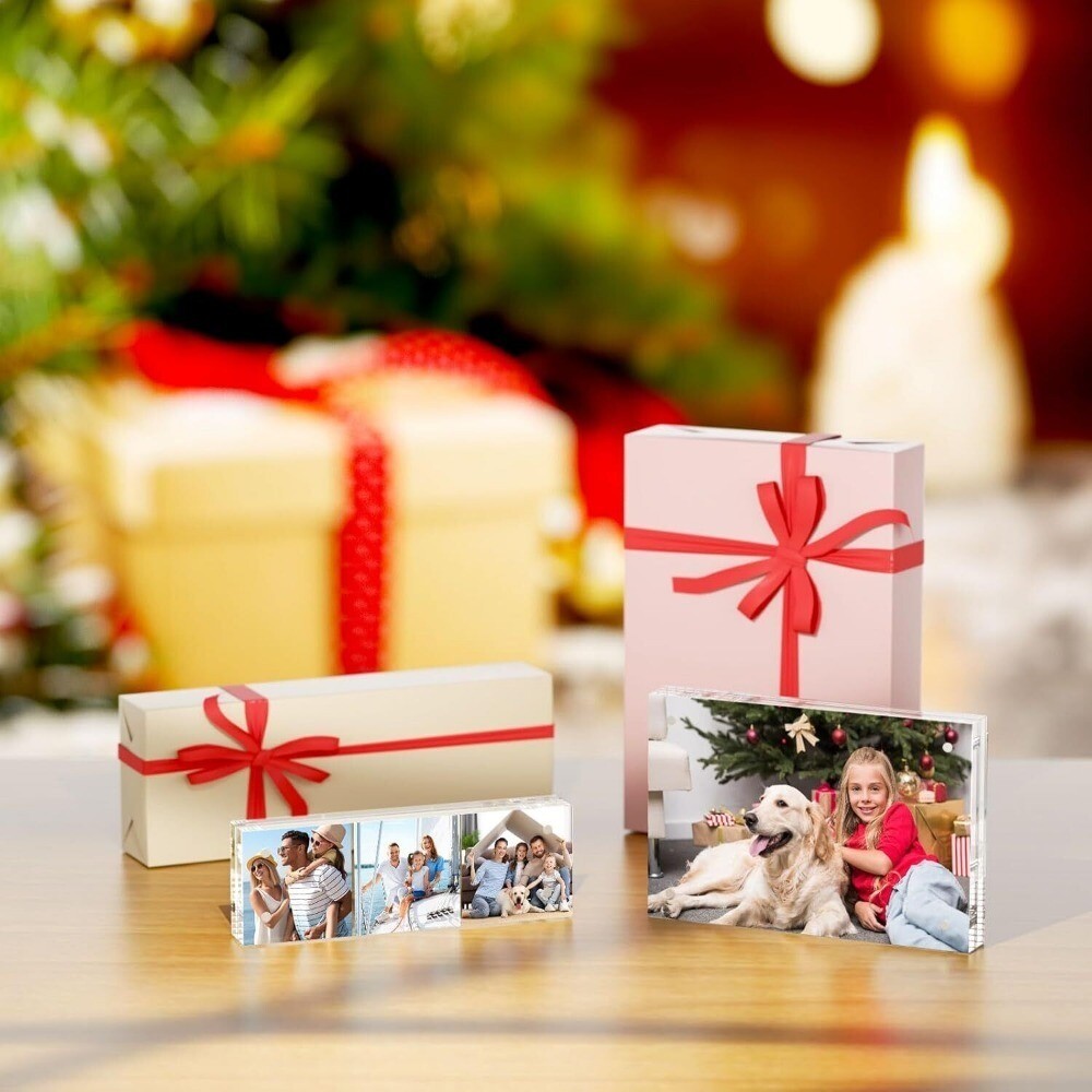 Transparent Acrylic Photo Double-Sided-Clear Picture Frame-Magnetic Photo