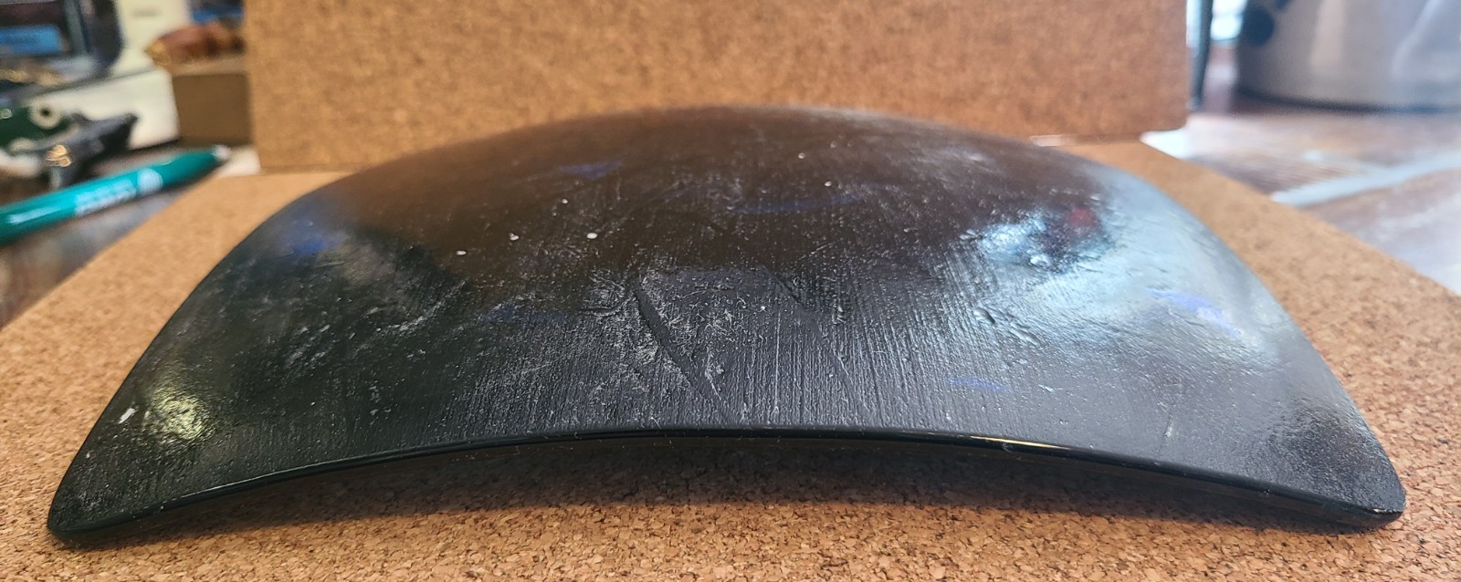 Handmade Black Dichroic Glass Fused Glass Trinket Dish Bowl 7.75×7.75″