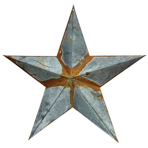 Vintage Farmhouse Rusty Galvanized Barn Star Primitive Rustic Decor 12″ 18″ 24″