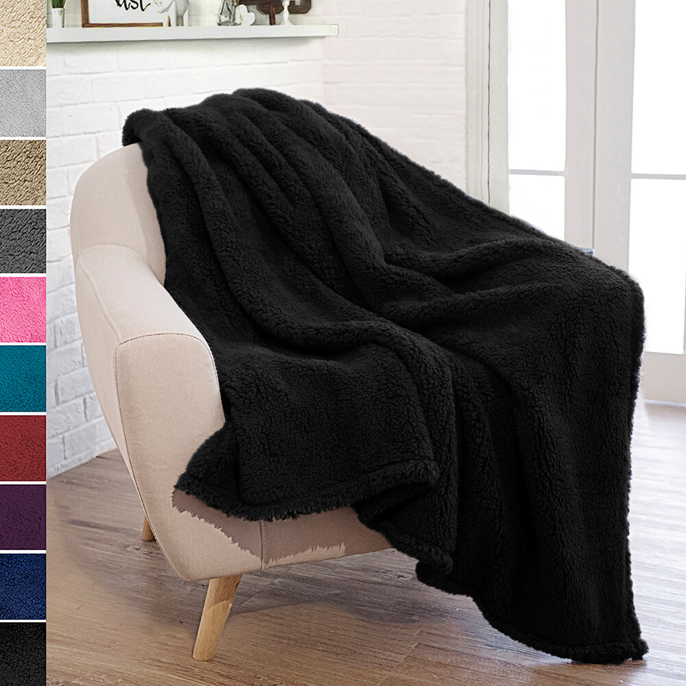 Fleece Blanket for Bed Sofa Couch Throws Super Soft Warm Cozy Fuzzy Microfiber