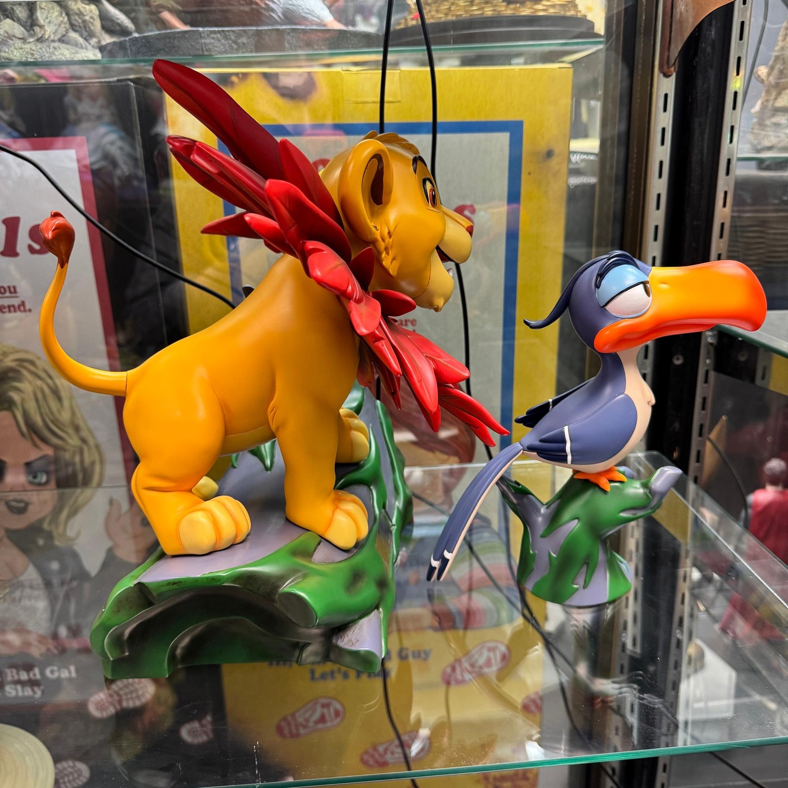 Disney The Lion King Master Craft Simba & Zazu Table Top Statue
