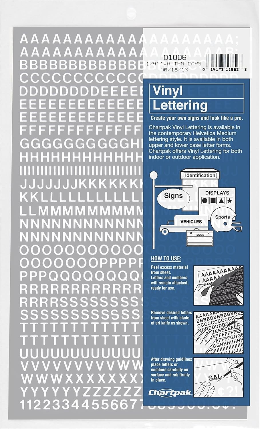 DIY Vinyl Letters and Numbers Pack – 610 Count, Perfect for Home or Business