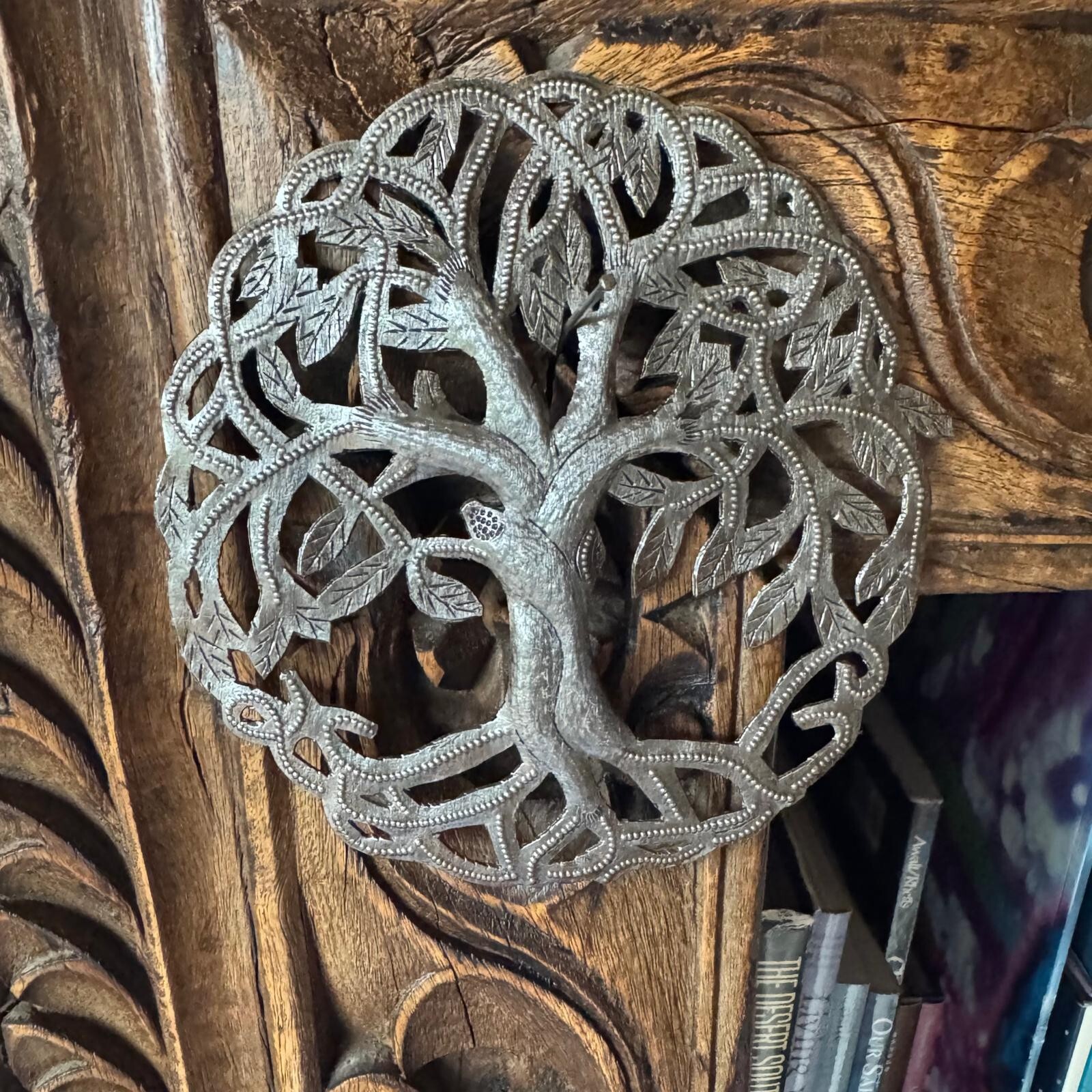 Small Tree of Life Ornaments Wall Sculpture, Home & Garden Decor, Handcrafted