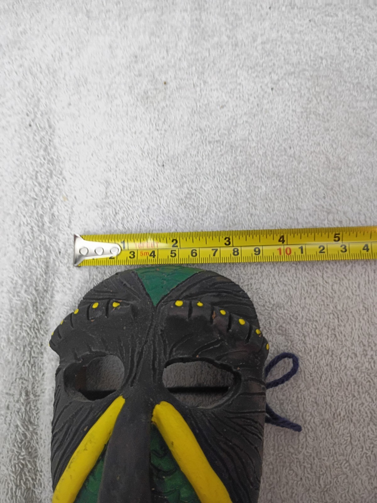 Hand Painted Decorative Mask Measurements 5×4 Inches.Wall Or Shelf Decoration