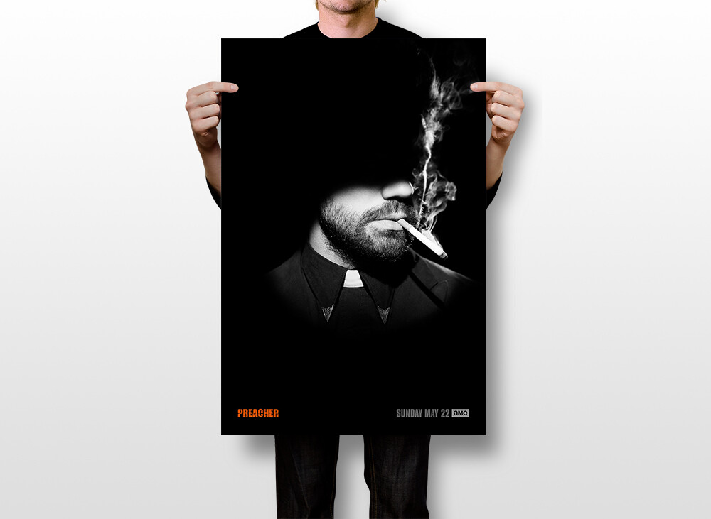 Preacher Tv Show Series Wall Art Home Decor – POSTER 20×30