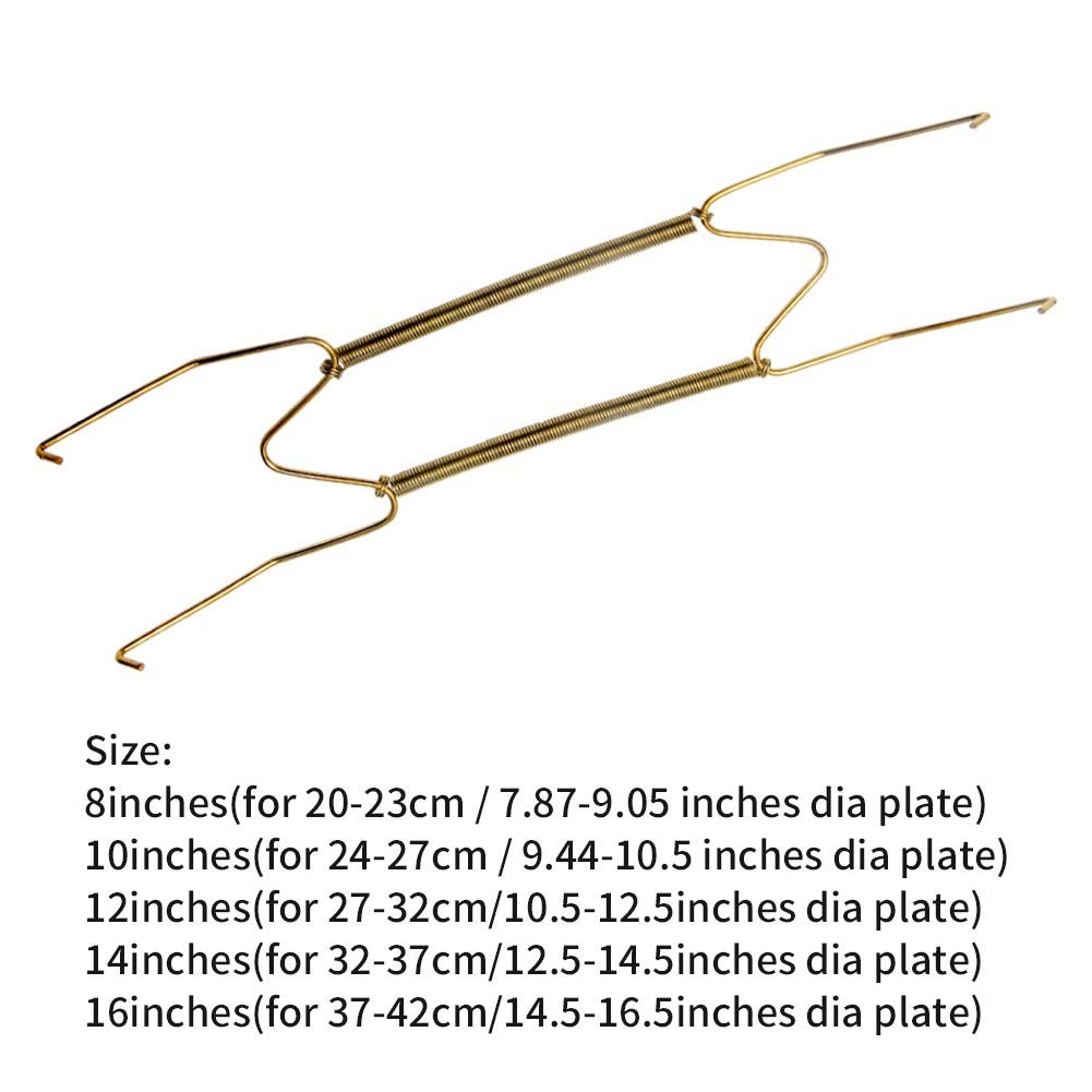 8 10 12 14 16Inch Plate Hangers for Walls Plate Dish Hangers Stainless Steel Dec