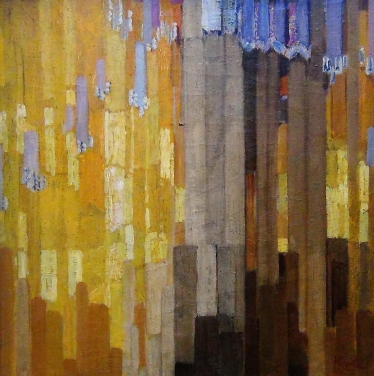 Yellow Vertical 1913 František Kupka Print – Abstract Modernist – Bold Geometric