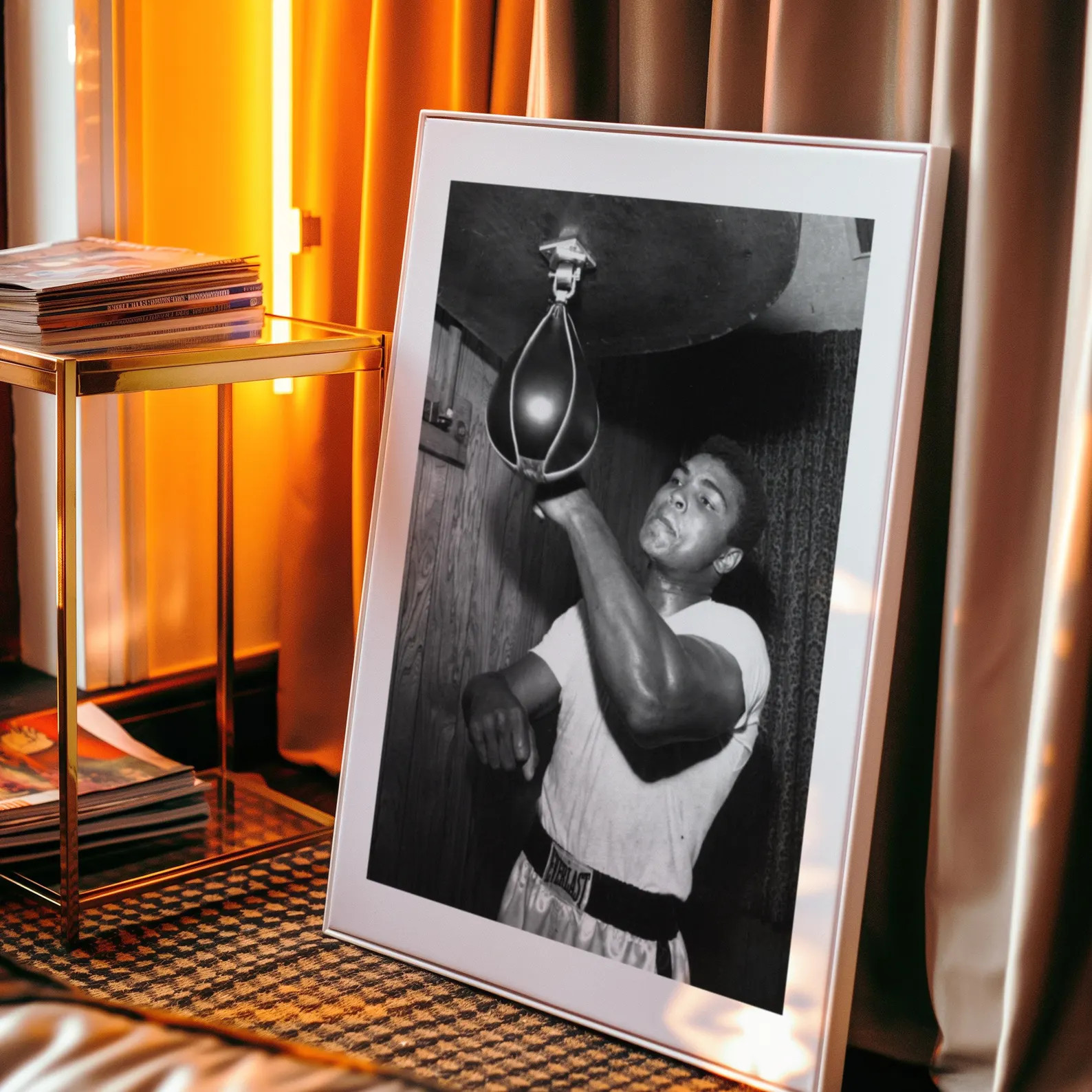 Vintage Muhammad Ali Poster, Vintage Boxing Wall Art, Retro Sports Poster