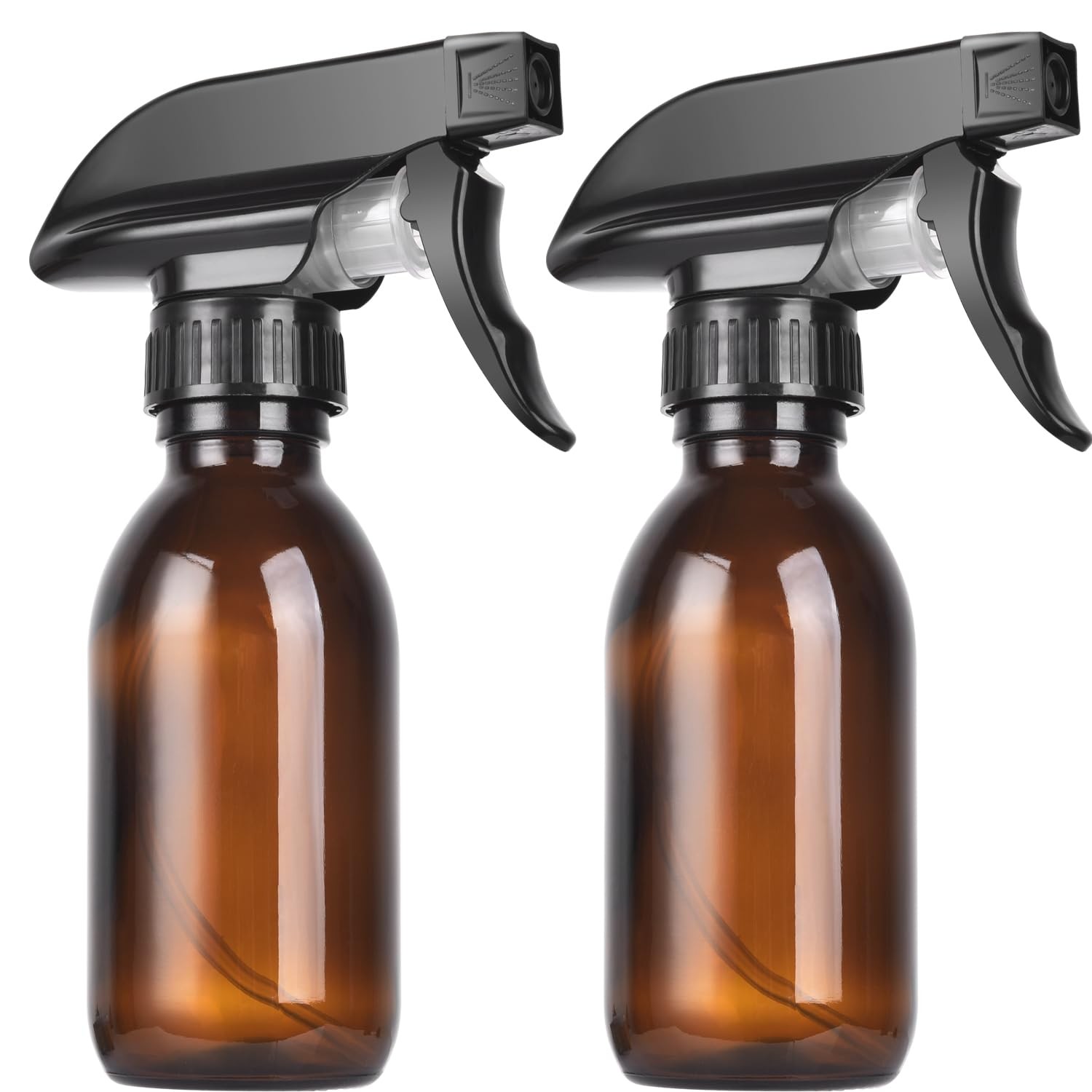 4oz Amber Glass Spray Bottles (2 Pack) – Refillable with 4 Ounces,