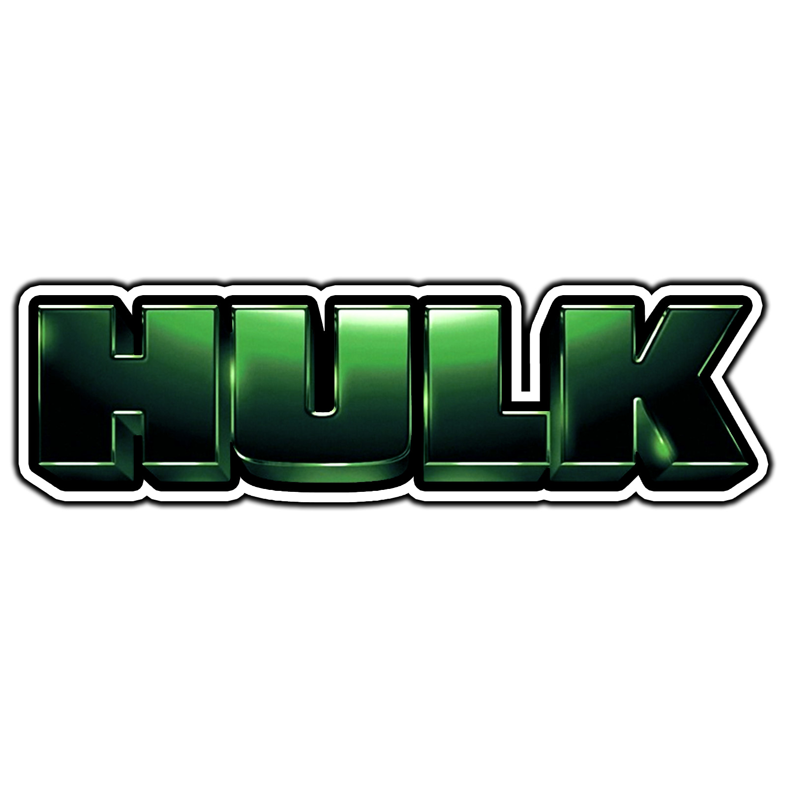 Hulk Title Logo #1 Sticker Waterproof Vinyl Decal Die-Cut Garage Car