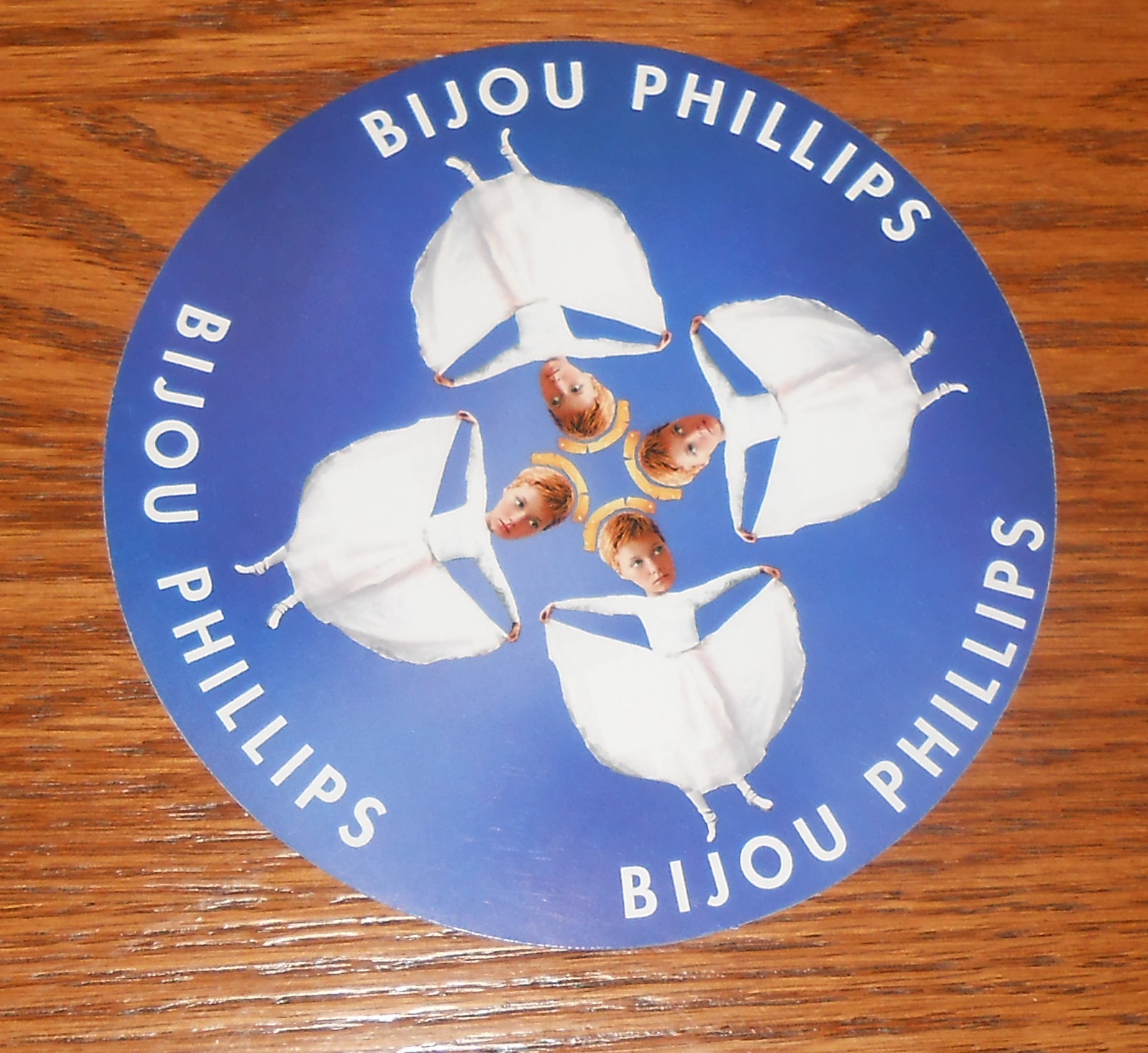Bijou Phillips Sticker Original Promo Circle 3.5” RARE