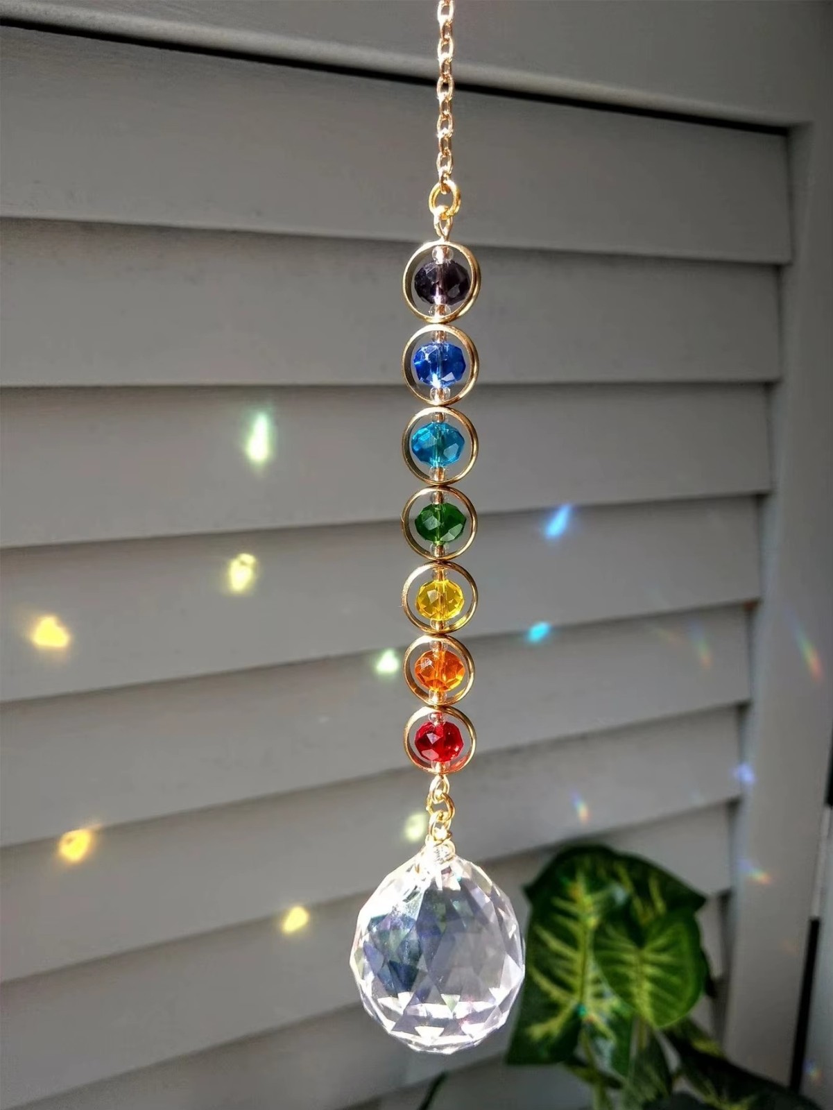 Crystal Suncatcher Prisms Sun Catcher Rainbow Maker Home/Window Hanging Decor