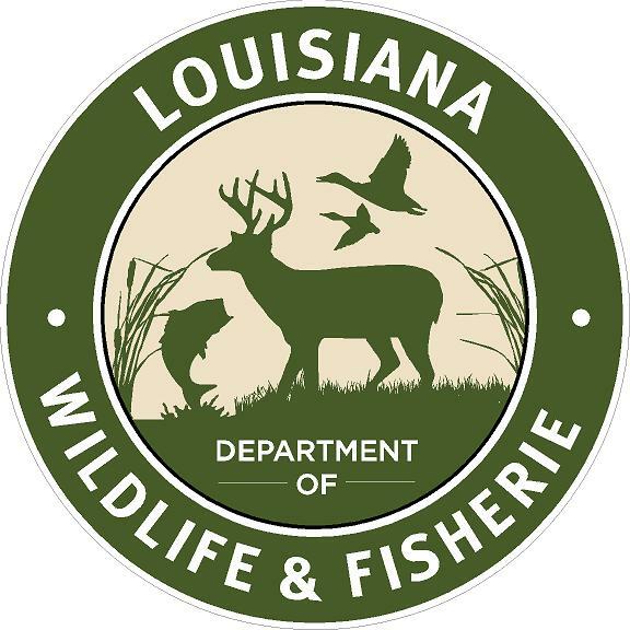 Louisiana Dept. of Wildlife & Fisheries Reflective or Matte Vinyl Sticker LEO