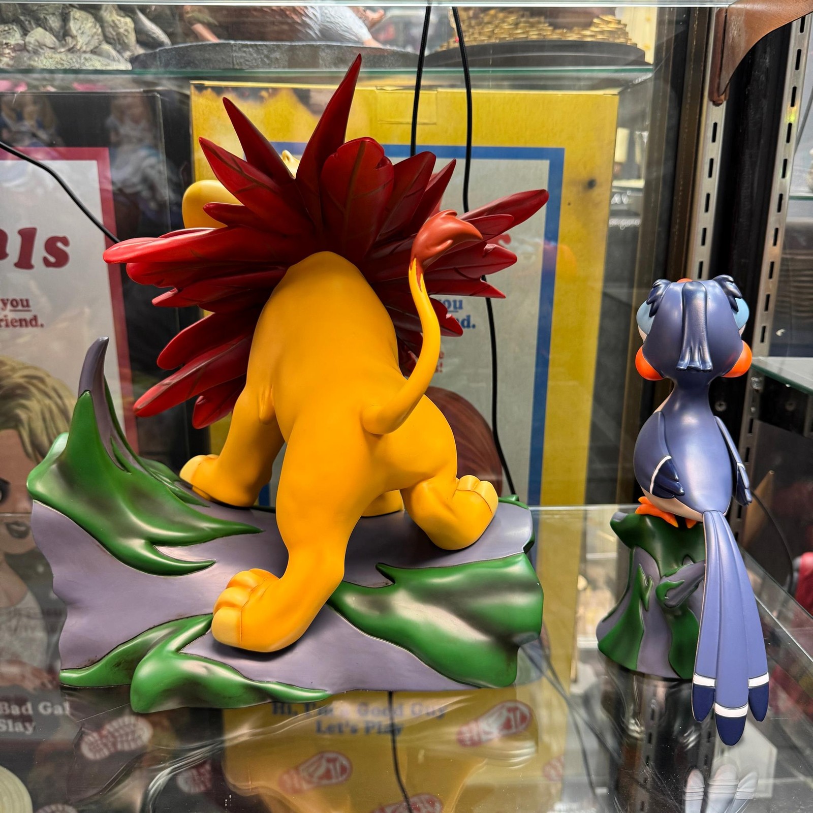 Disney The Lion King Master Craft Simba & Zazu Table Top Statue
