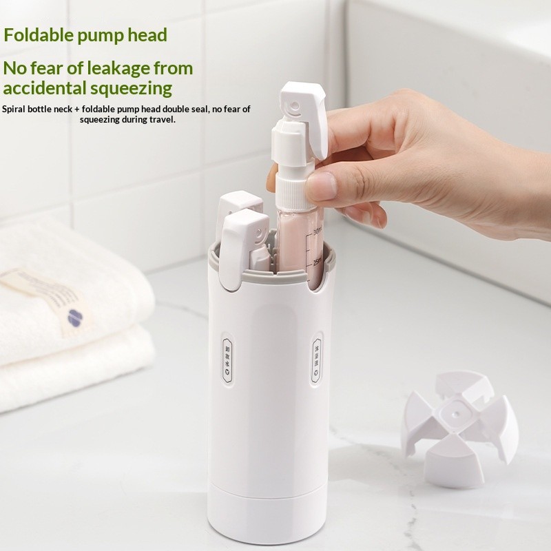 4 In 1 Travel Dispenser Portable Travel Bottles Leak Proof Leakproof Travel Cont