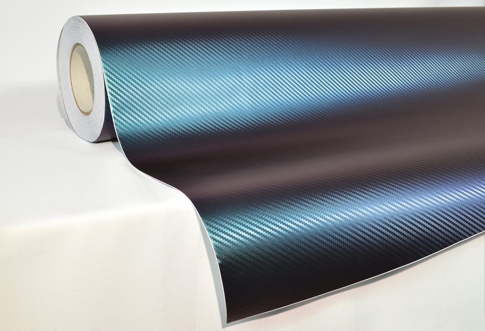 VVIVID® XPO Purple to Blue Chameleon Carbon Fiber Vinyl Wrap Roll w/Air-Rel