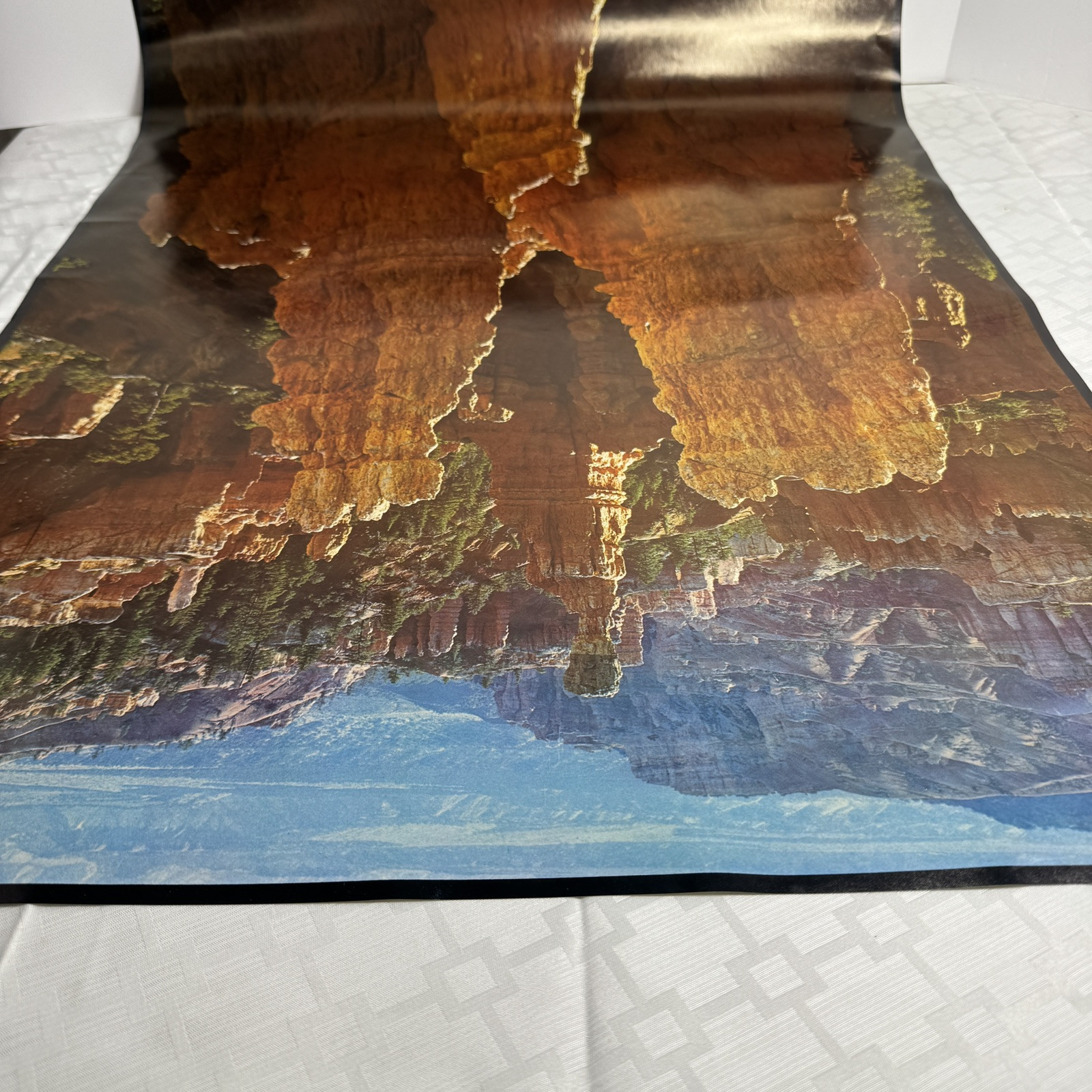 Vintage Bryce Canyon National Park Poster 1972 Utah Landscape Hoodoos 33 x 23