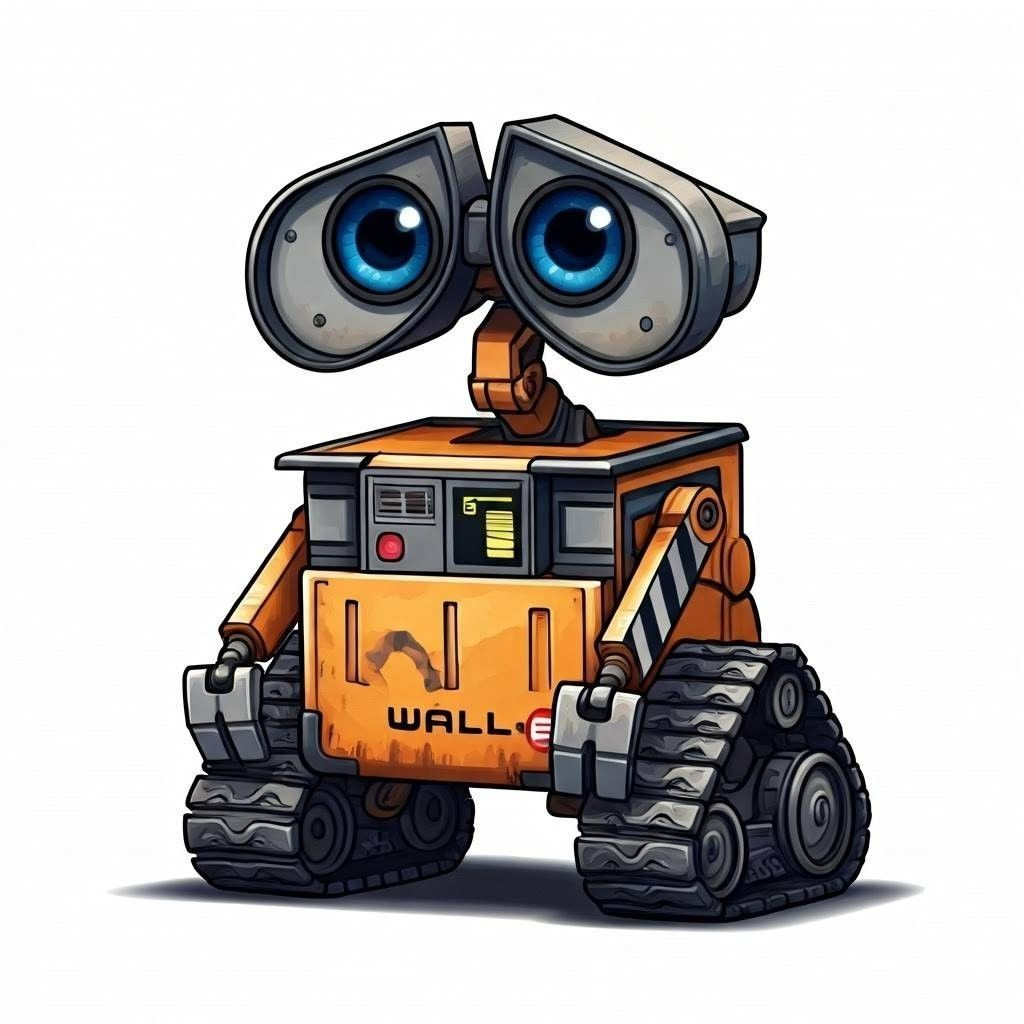 Wall-e Robot Sticker Decal Laptop Wall Mirror Cup Tumblr Locker