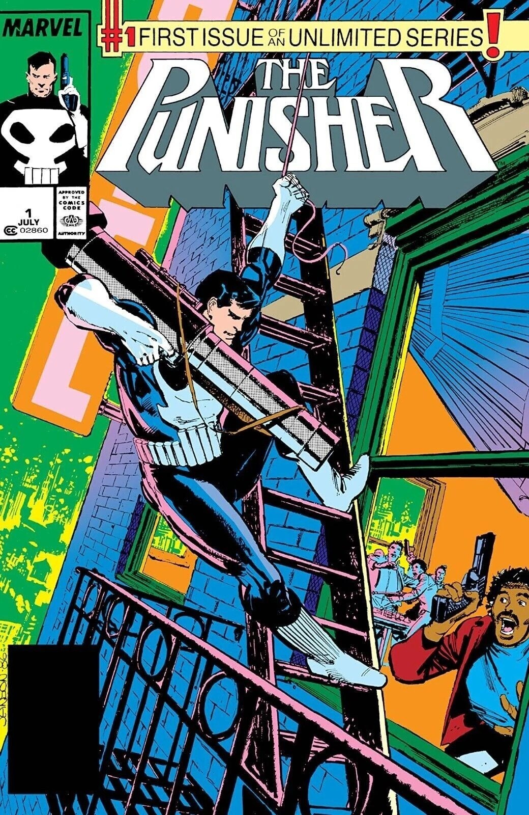 THE PUNISHER #1 COMIC BOOK COVER poster print 11″x17″ home decor
